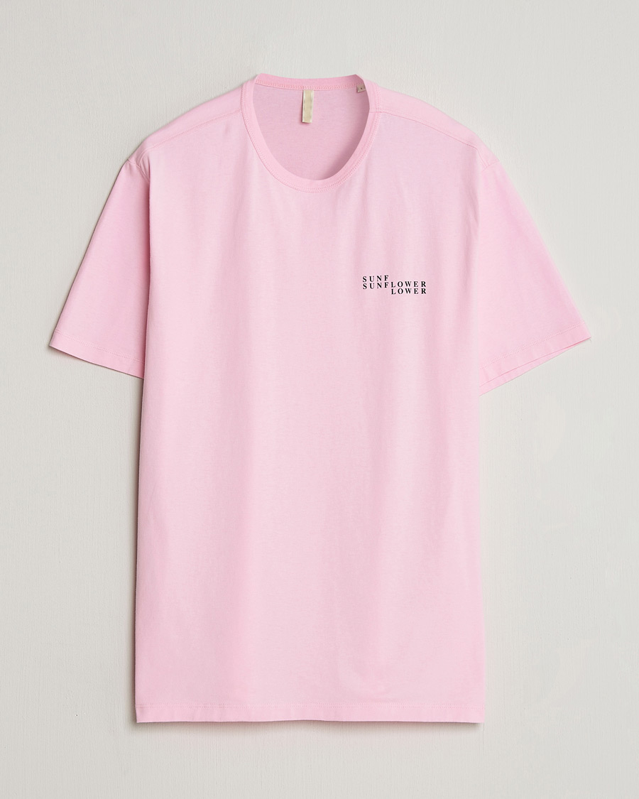 Hombres | Camisetas | Sunflower | Logo T-Shirt Pink