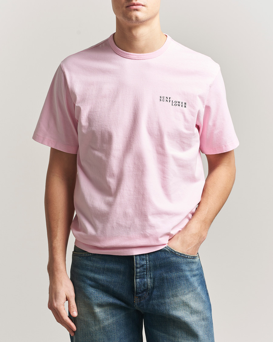 Hombres | Camisetas | Sunflower | Logo T-Shirt Pink
