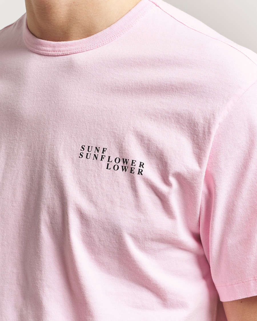 Hombres | Camisetas | Sunflower | Logo T-Shirt Pink