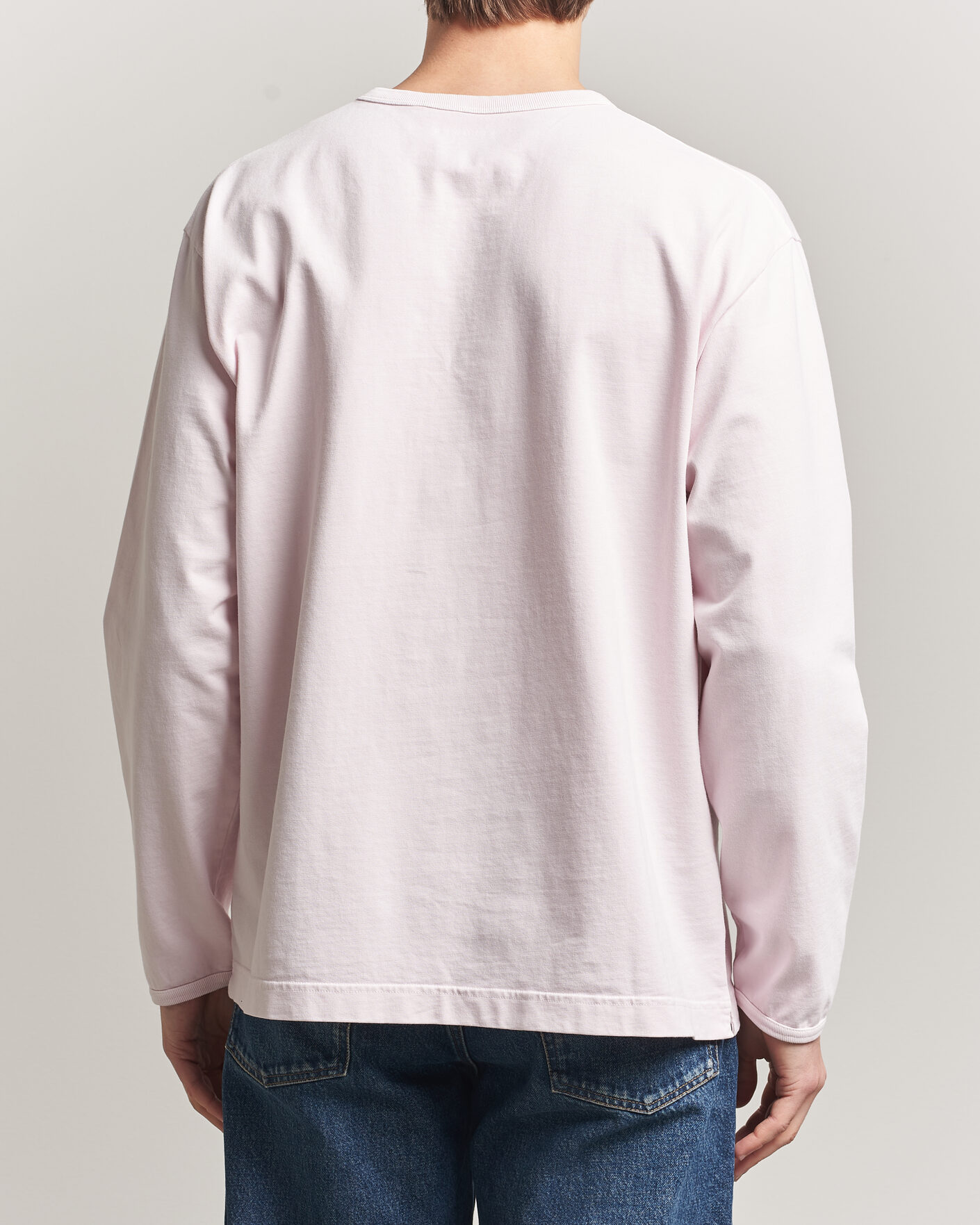 Hombres | Camisetas | Sunflower | Heavy Jersey Long Sleeve T-Shirt Pink