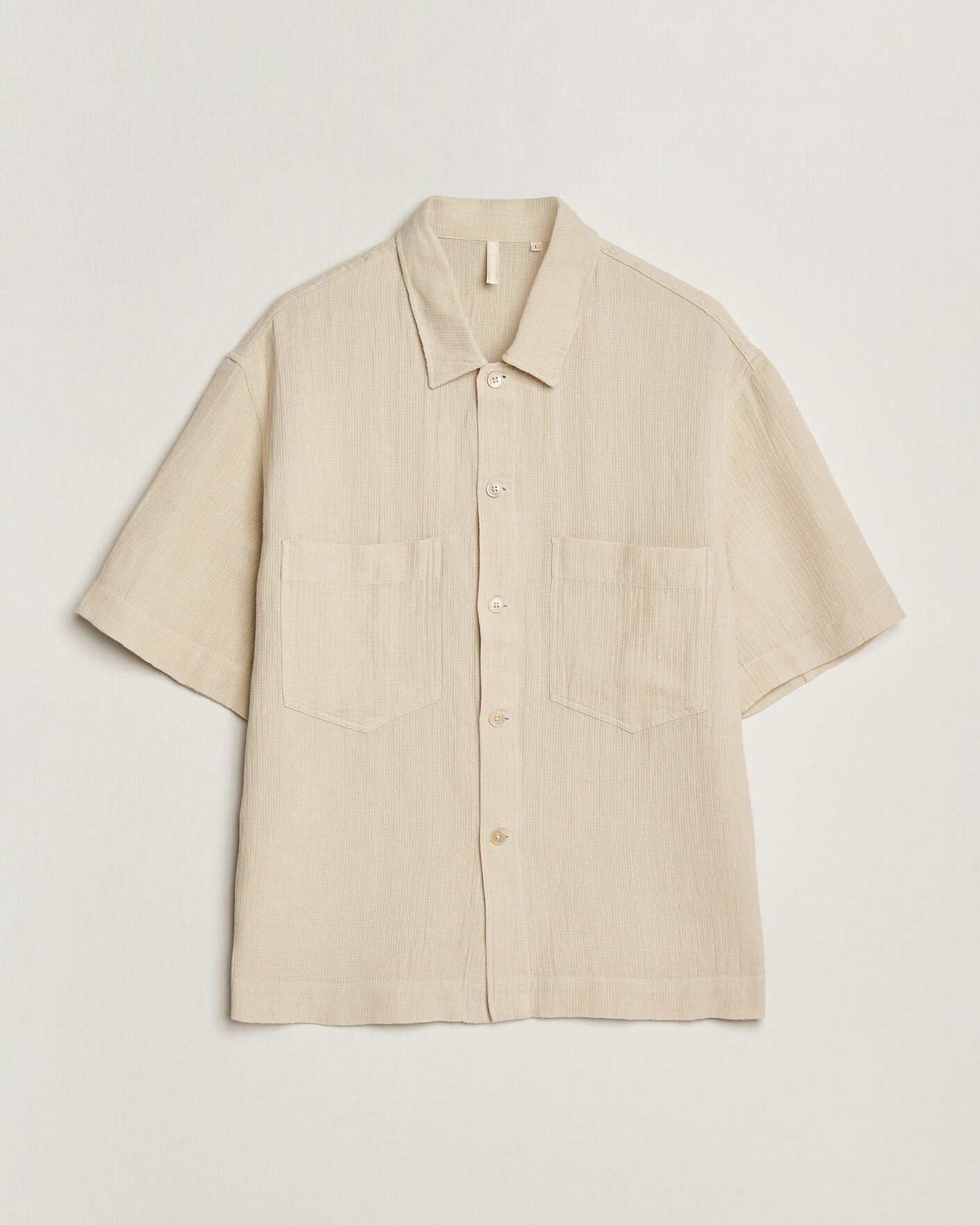 Hombres | Camisas | Sunflower | Adam Short Sleeve Shirt Off White