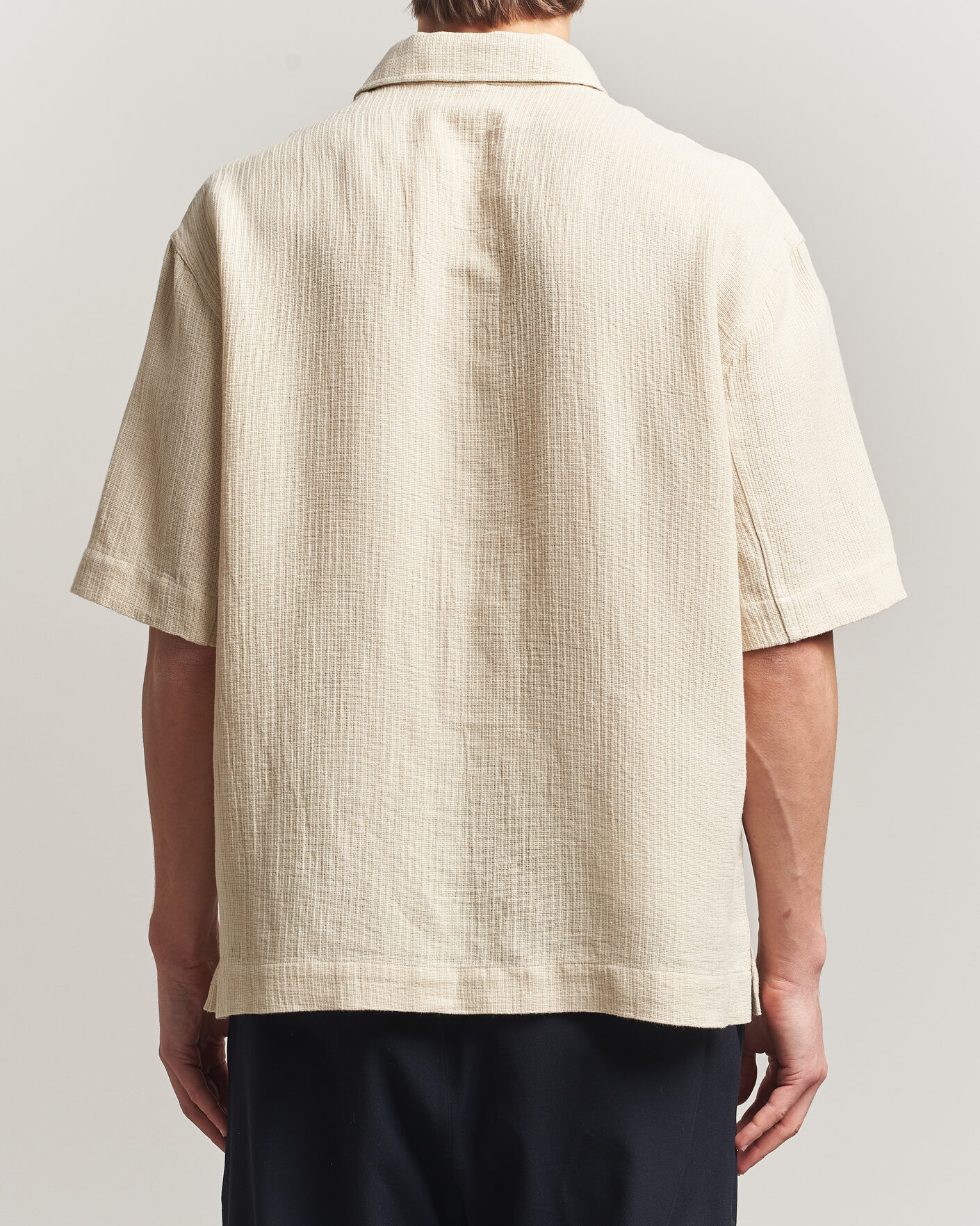 Hombres | Camisas | Sunflower | Adam Short Sleeve Shirt Off White