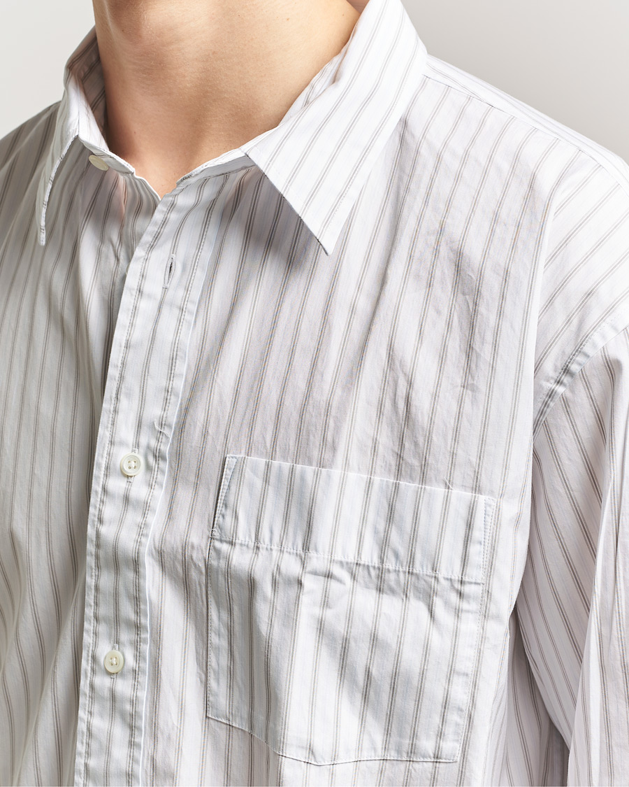 Hombres | Camisas | Sunflower | New Base Shirt Blue Stripe