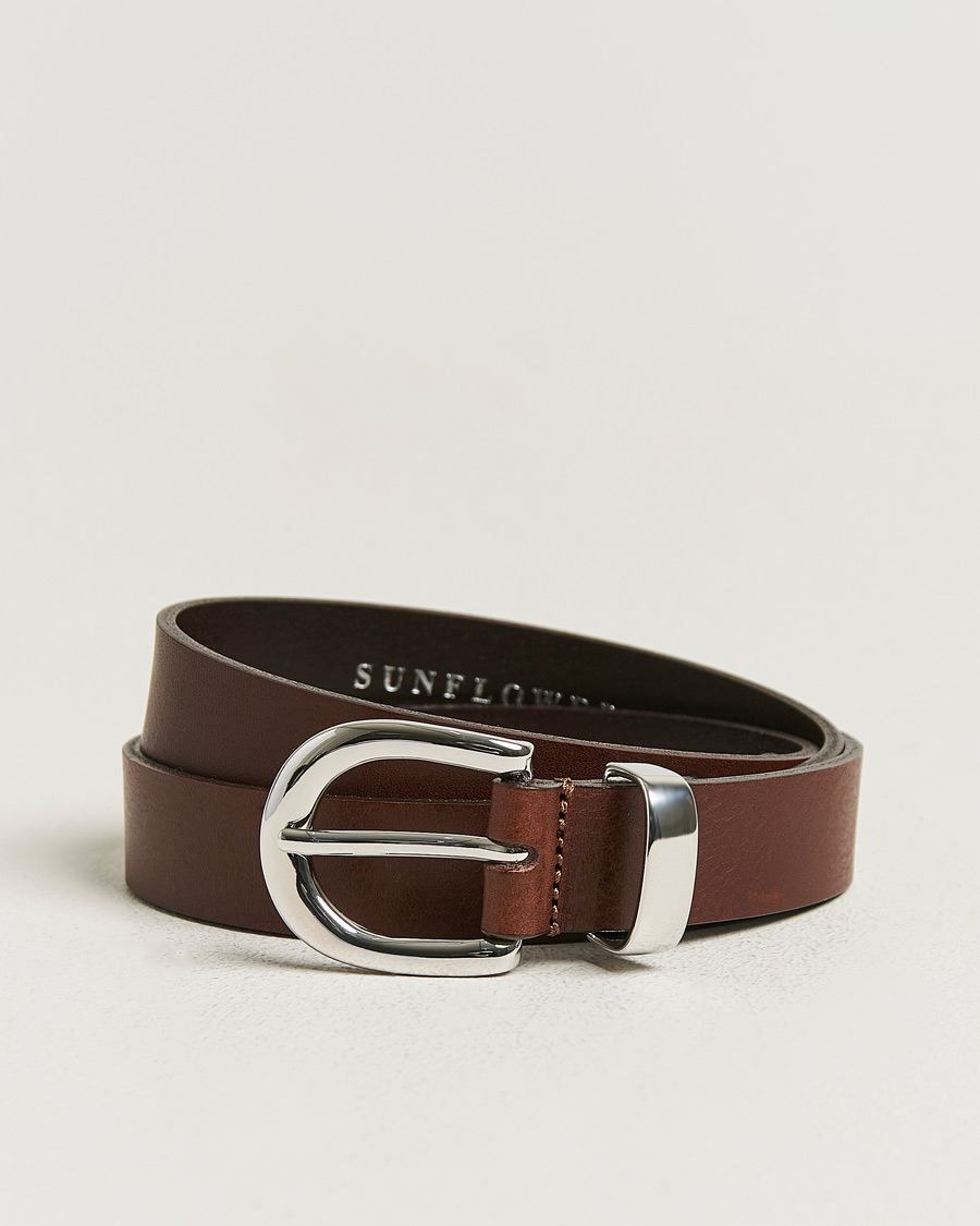Hombres | Cinturones | Sunflower | Simple Belt Brown