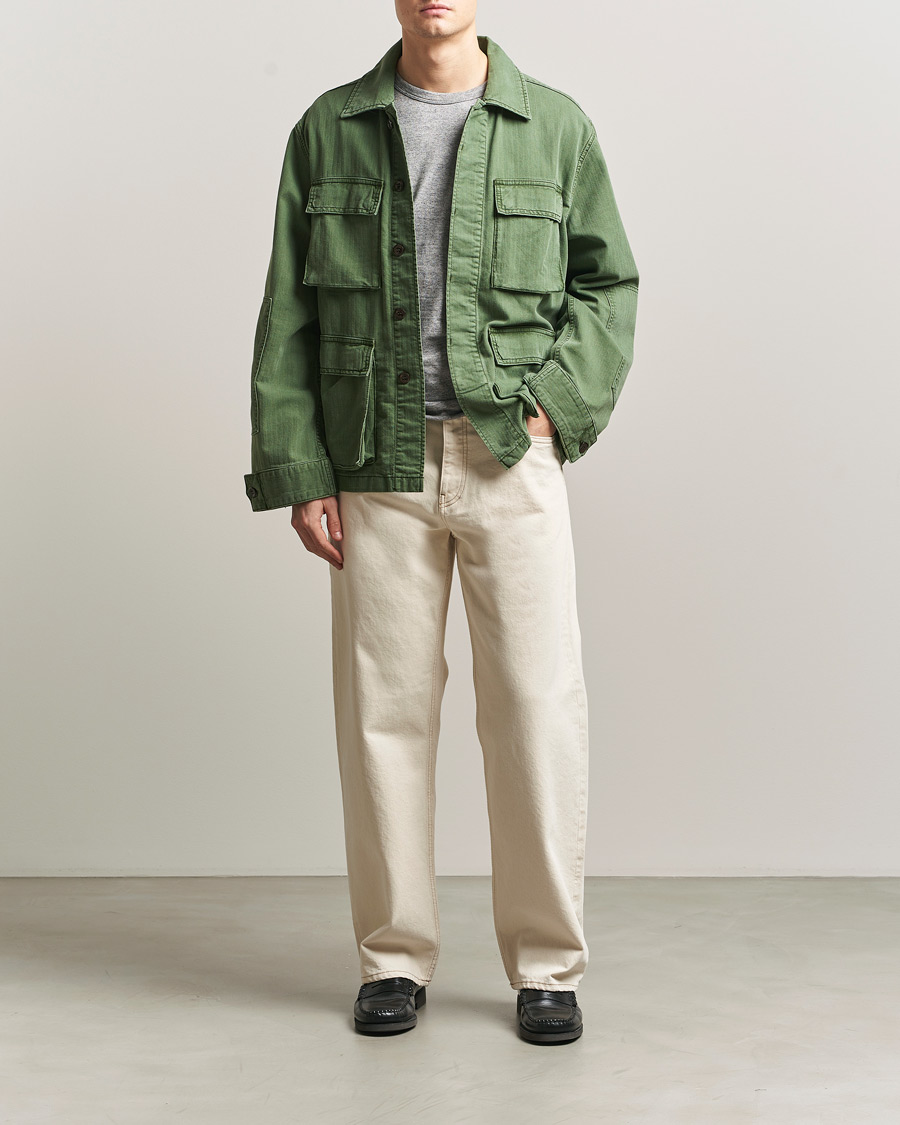 Hombres | Vaqueros | Sunflower | Loose Jeans Ecru Contrast