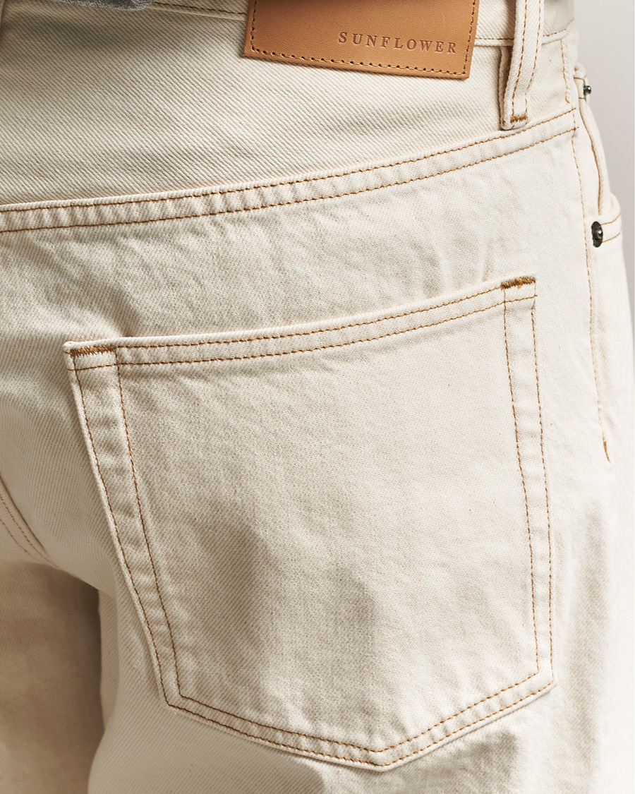 Hombres | Vaqueros | Sunflower | Loose Jeans Ecru Contrast