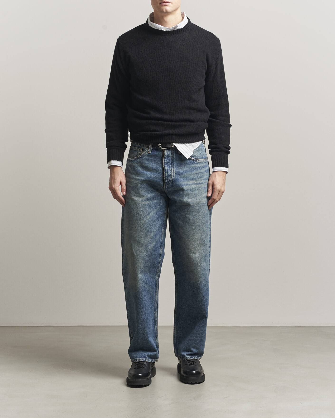 Hombres | Vaqueros | Sunflower | Loose Jeans Dark Blue Vintage