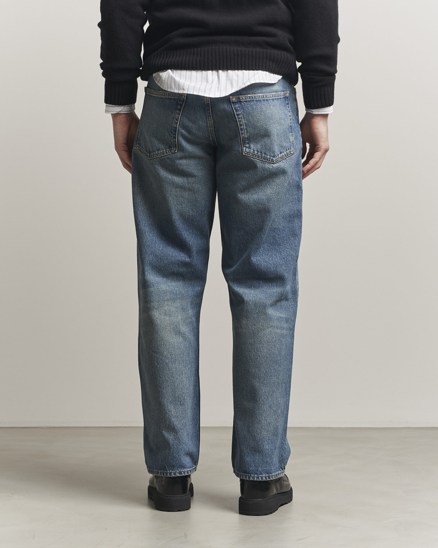 Hombres | Vaqueros | Sunflower | Loose Jeans Dark Blue Vintage