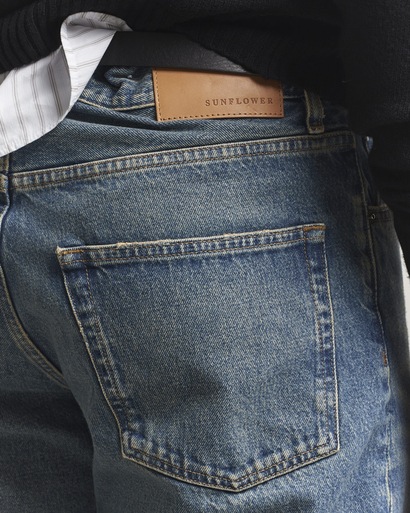 Hombres | Vaqueros | Sunflower | Loose Jeans Dark Blue Vintage