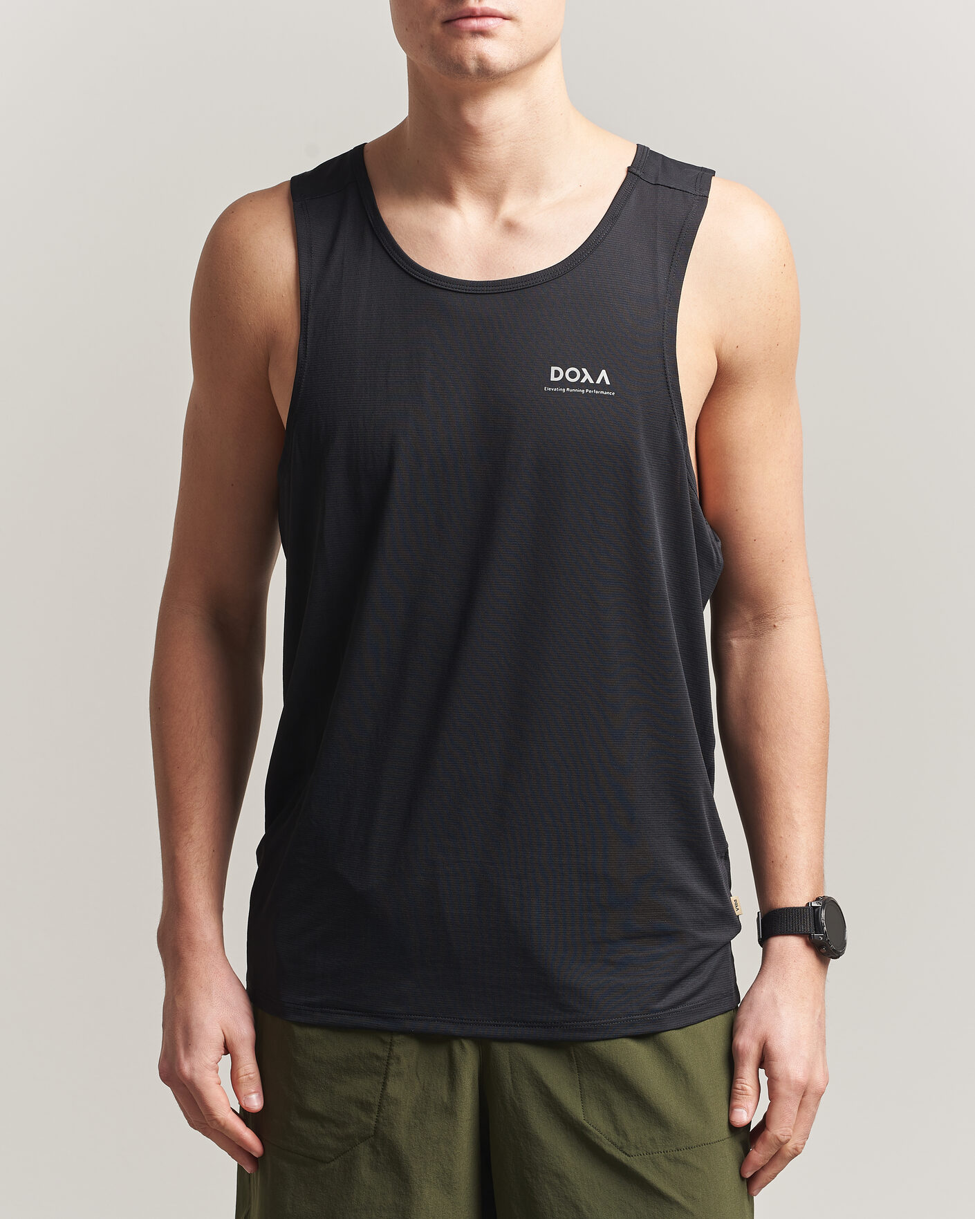 Hombres | Camisetas | DOXA | Rerun Singlet Black