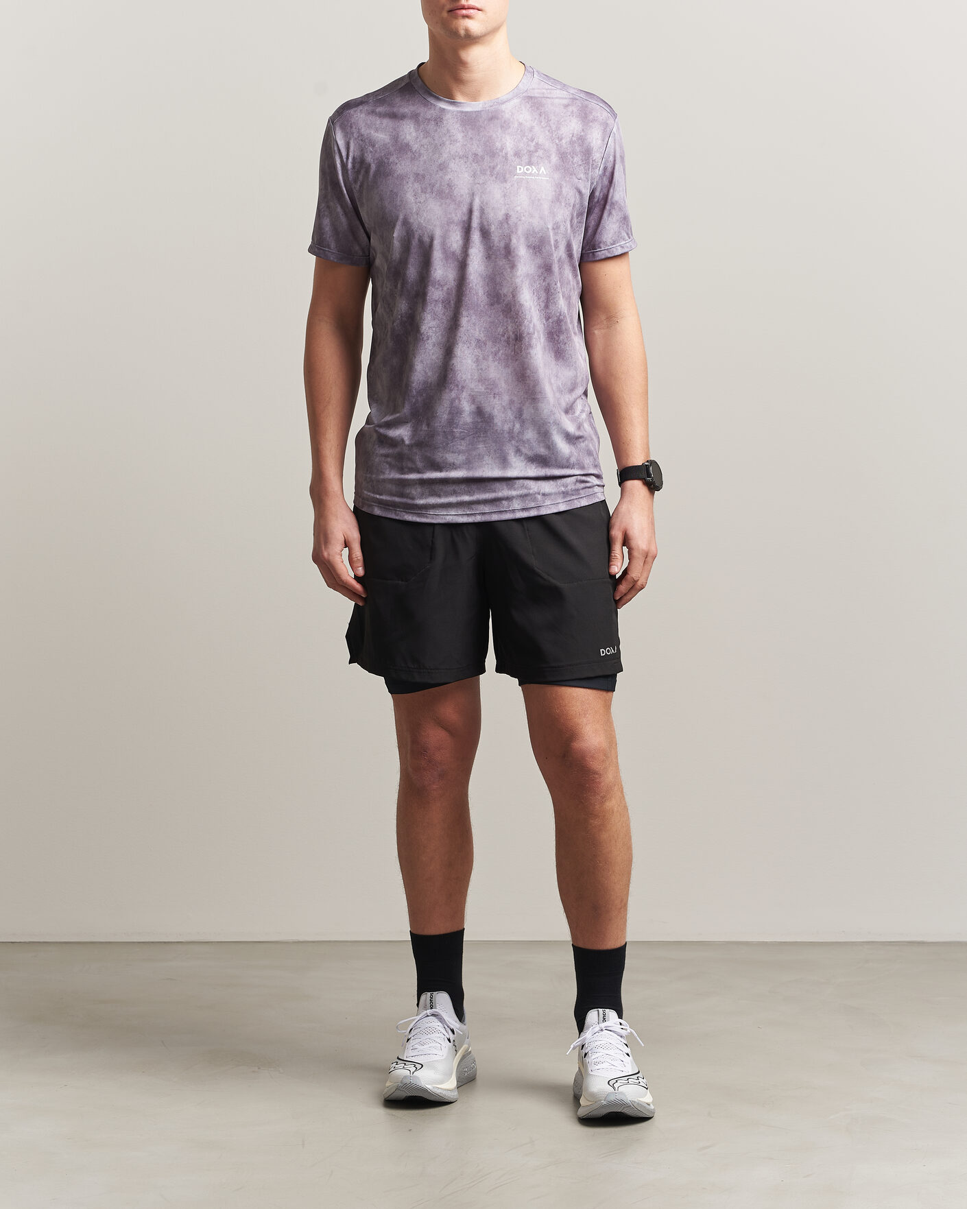 Hombres | Pantalones cortos | DOXA | Rerun 2-In-1 Shorts Black