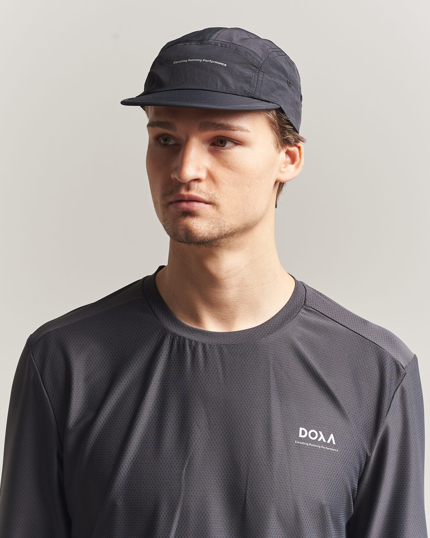 Hombres | Sombreros y gorras | DOXA | Rerun 5-Panel Cap Black