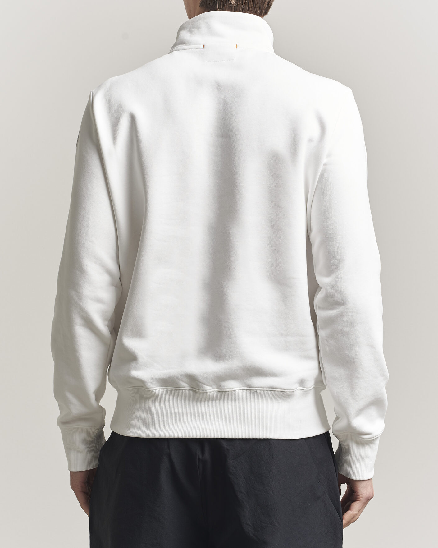 Hombres | Jerséis y prendas de punto | Parajumpers | Broad Peak Super Easy Half Zip White