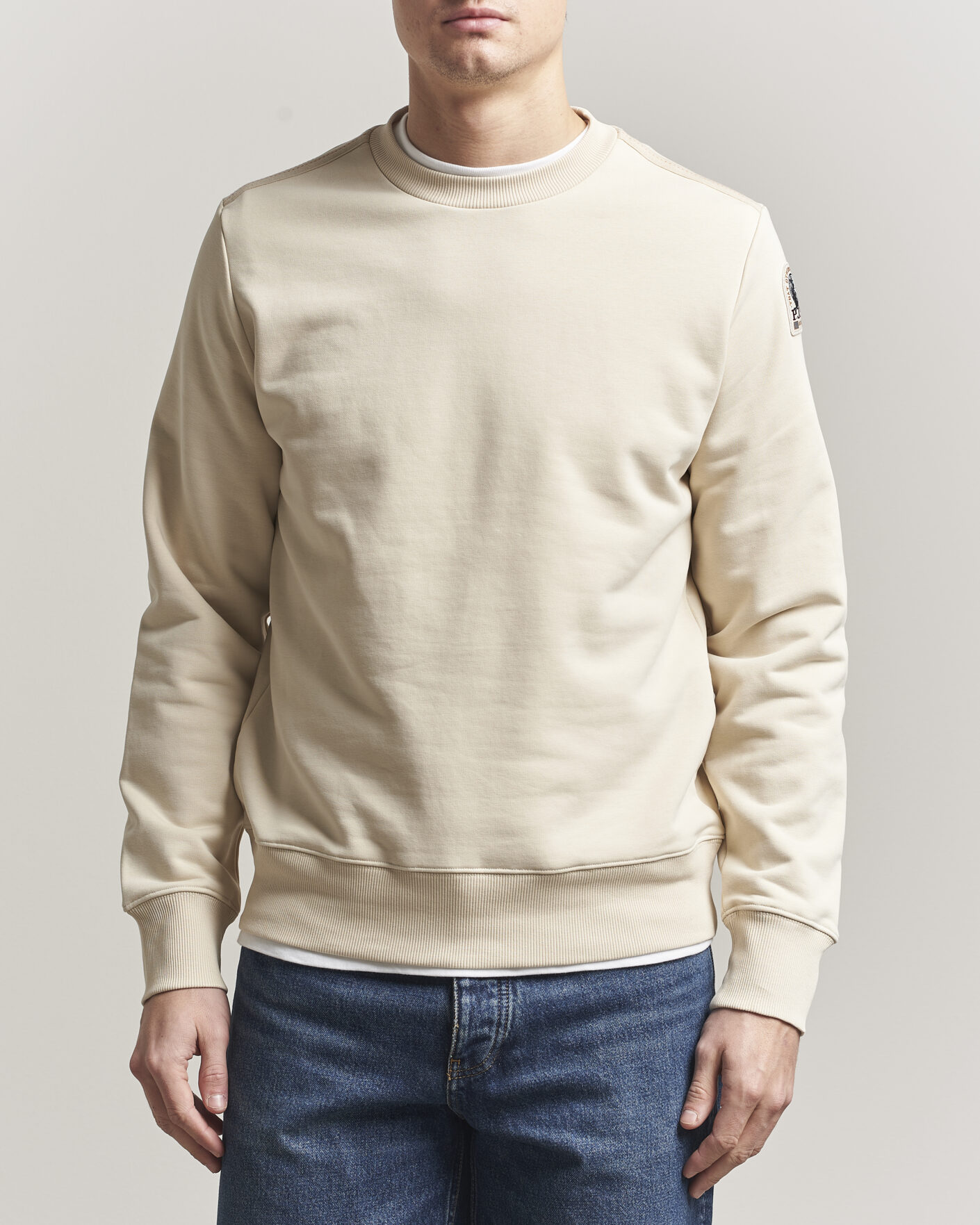 Hombres | Jerséis y prendas de punto | Parajumpers | K2 Super Easy Crew Neck Sweatshirt Bone