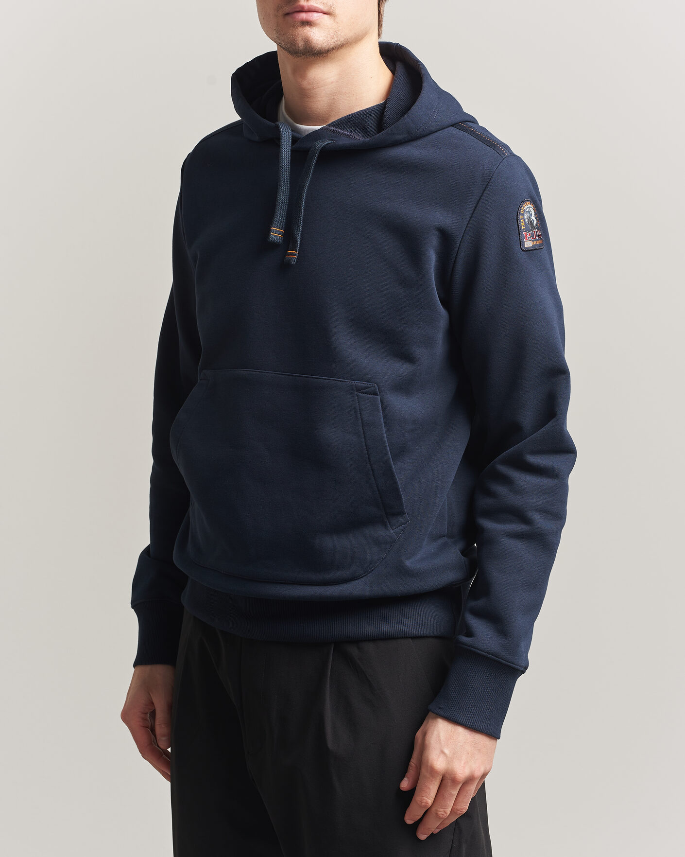 Hombres | Jerséis y prendas de punto | Parajumpers | Everest Super Easy Hoodie Navy