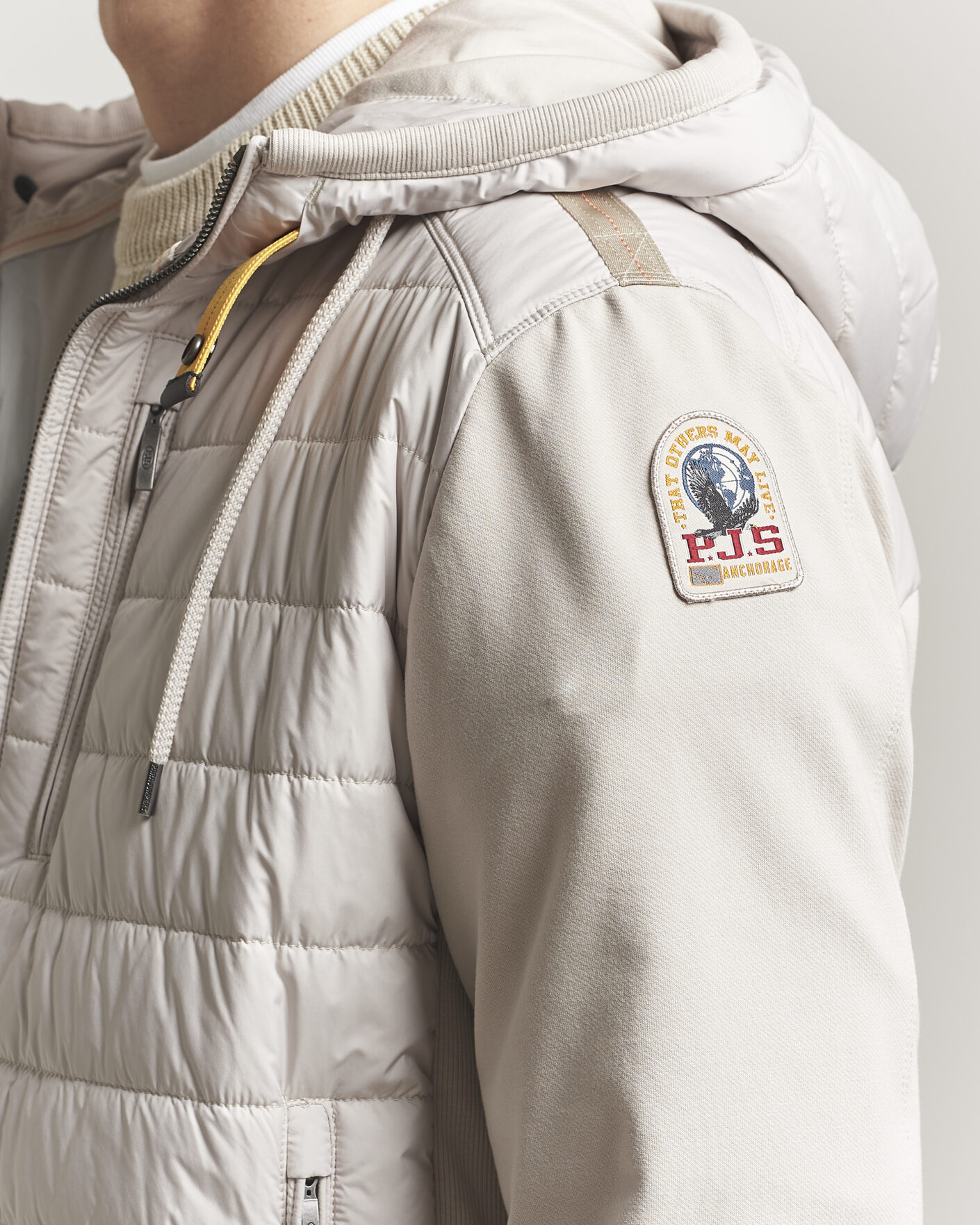 Hombres | Abrigos y chaquetas | Parajumpers | Ivor Hybrid Hooded Jacket Pelican