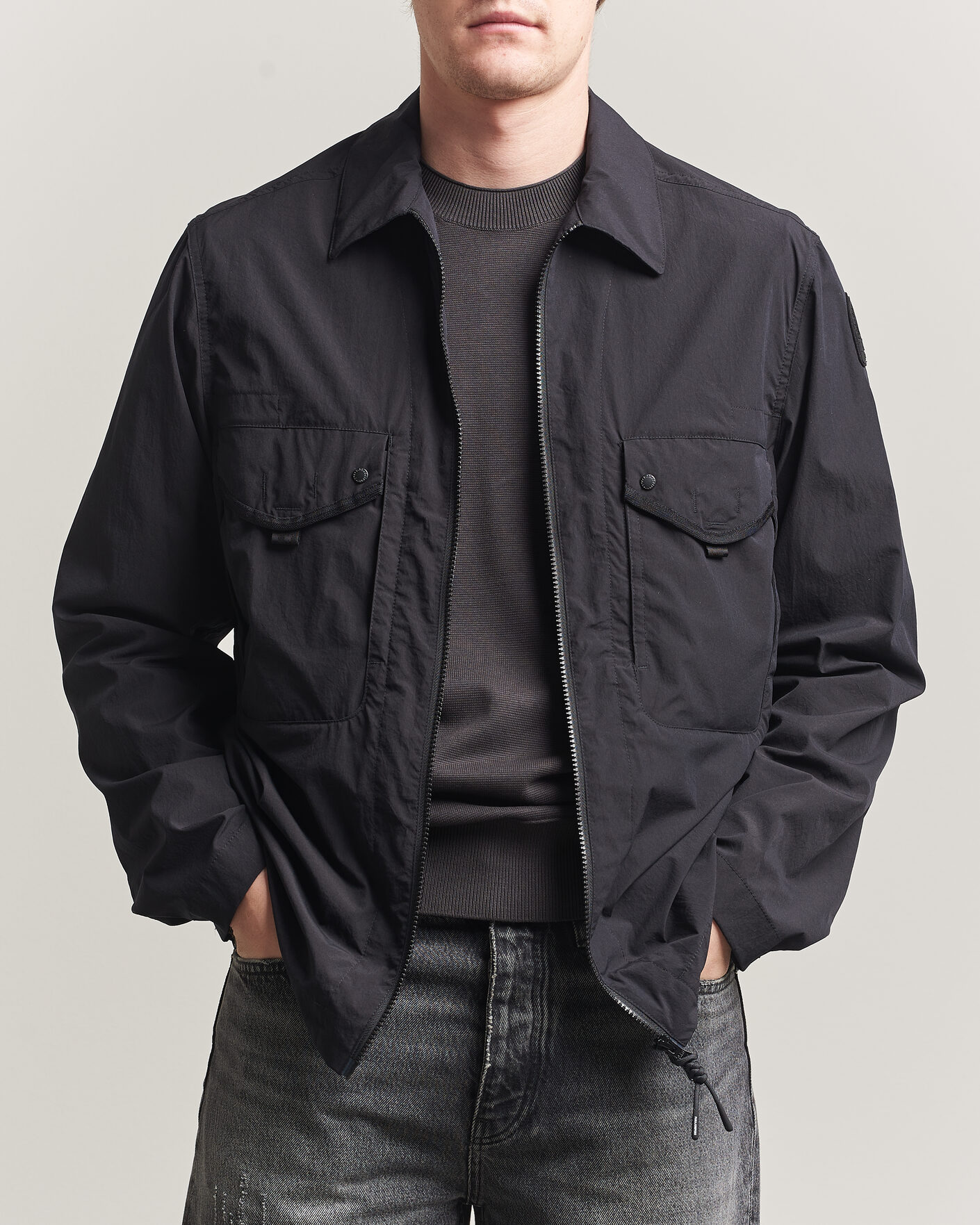 Hombres | Abrigos y chaquetas | Parajumpers | Elgin Travel Shirt Jacket Black