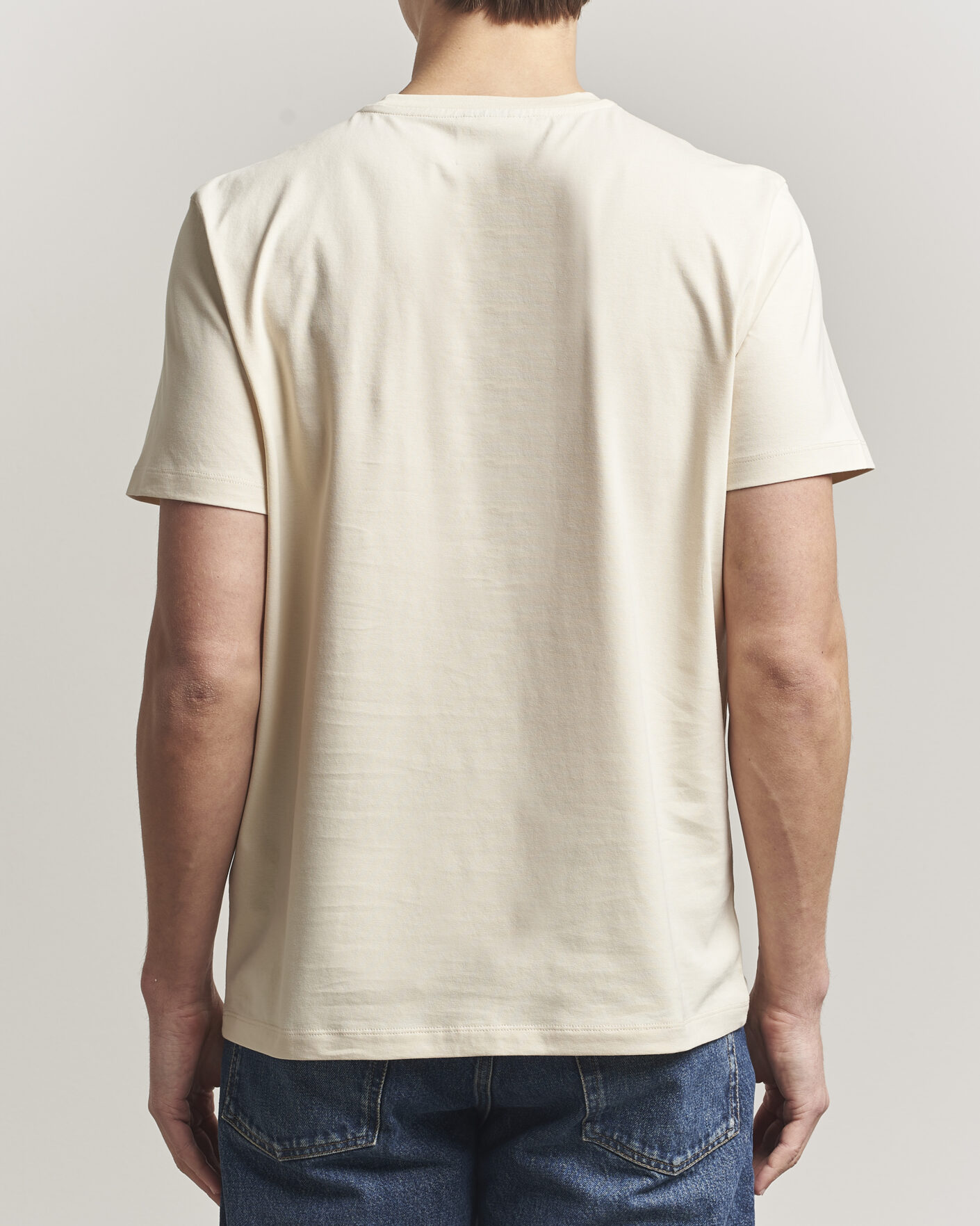 Hombres | Camisetas | Parajumpers | Patch Crew Neck T-Shirt Bone