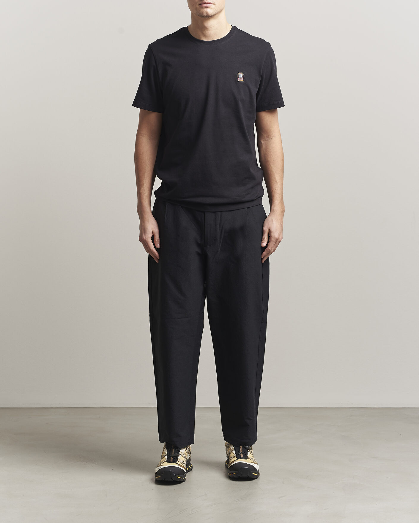 Hombres | Camisetas | Parajumpers | Patch Crew Neck T-Shirt Black