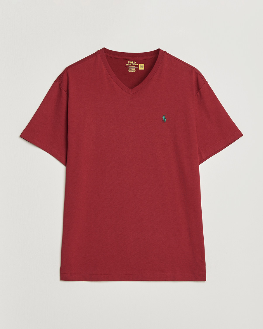 Hombres | Camisetas | Polo Ralph Lauren | Crew Neck T-Shirt Heritage Red