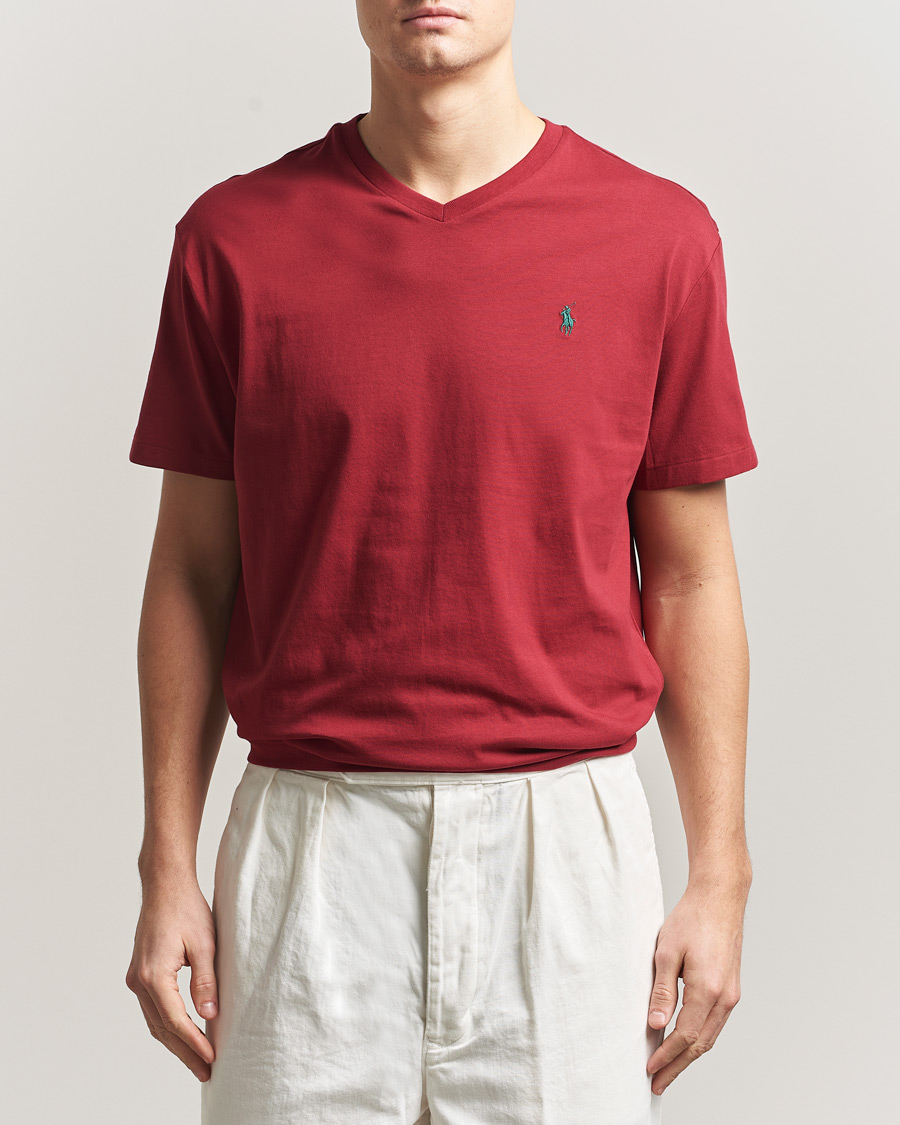 Hombres | Camisetas | Polo Ralph Lauren | Crew Neck T-Shirt Heritage Red