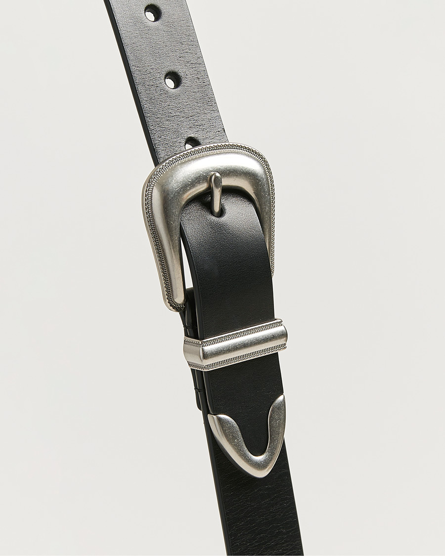 Hombres | Cinturones | Polo Ralph Lauren | Western Leather Belt Black