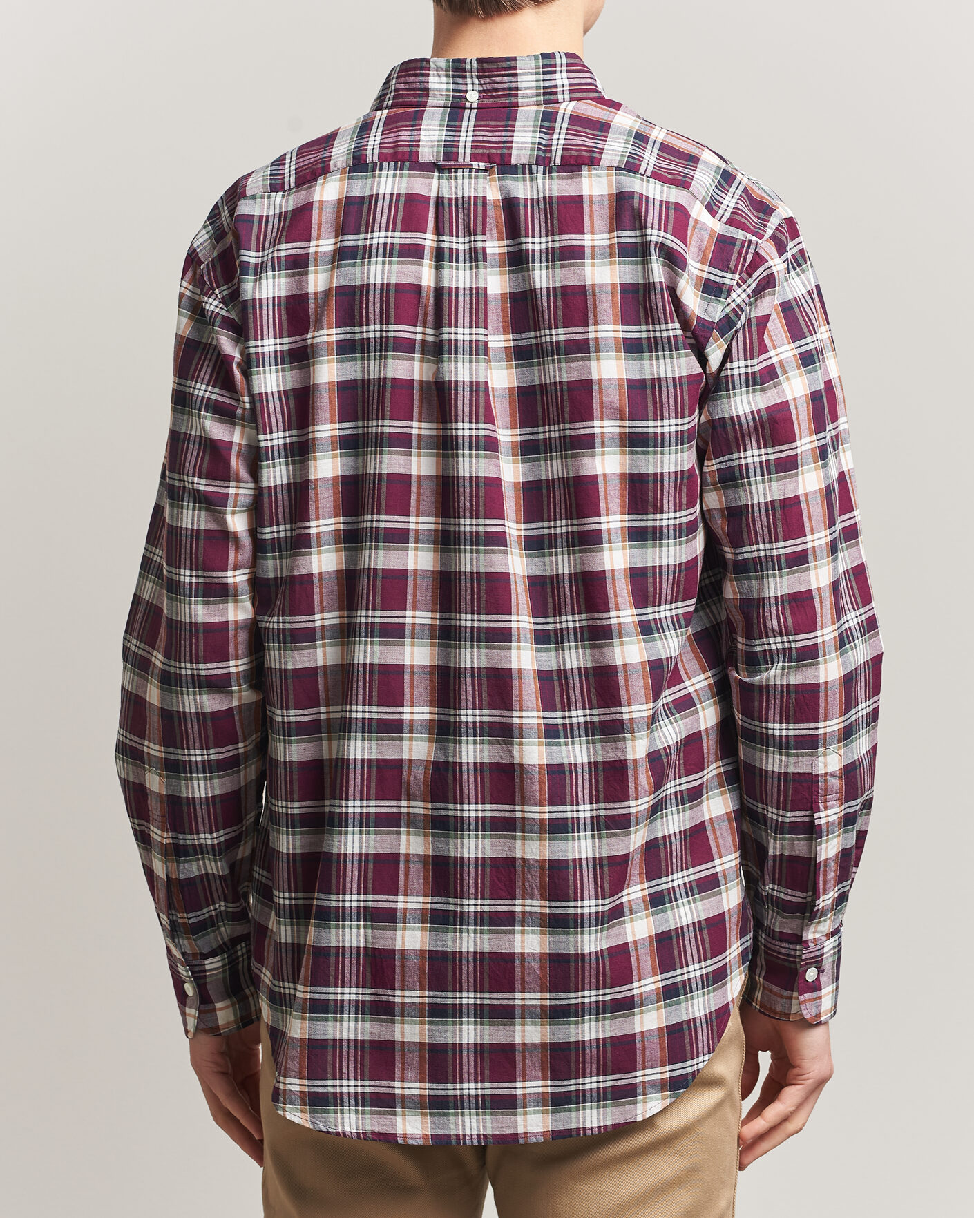 Hombres | Camisas | Kamakura Shirts | Vintage Ivy Button Down Shirt Red Madras