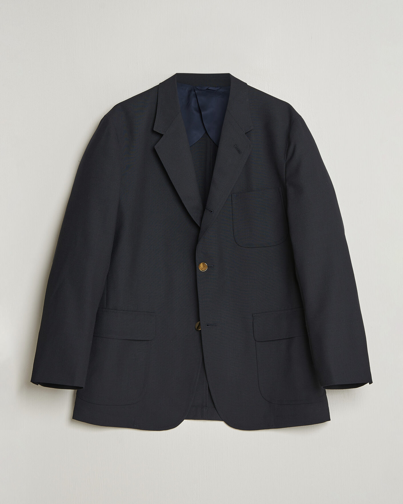 Hombres | Blazers | Kamakura Shirts | Unstructured Ivy Blazer Navy