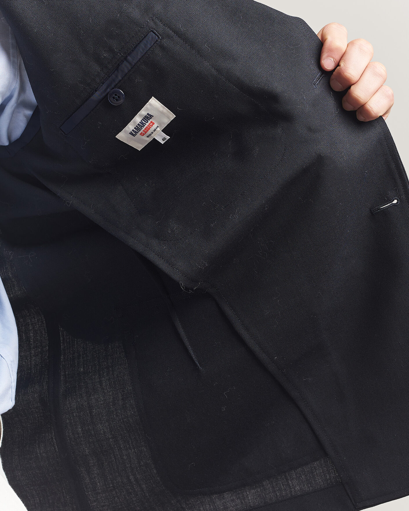 Hombres | Blazers | Kamakura Shirts | Unstructured Ivy Blazer Navy