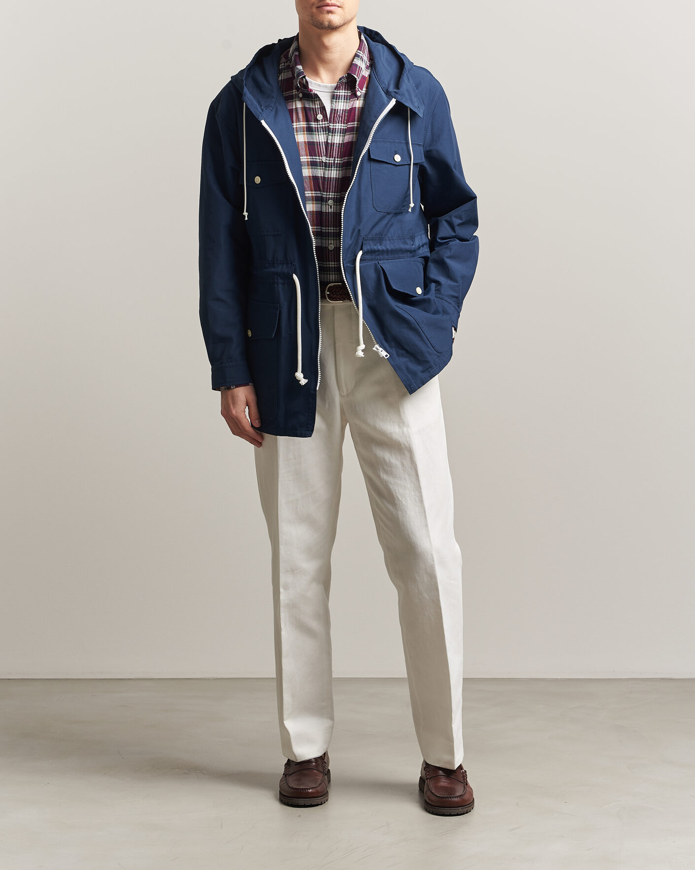 Hombres | Abrigos y chaquetas | Kamakura Shirts | Marine Parka Navy