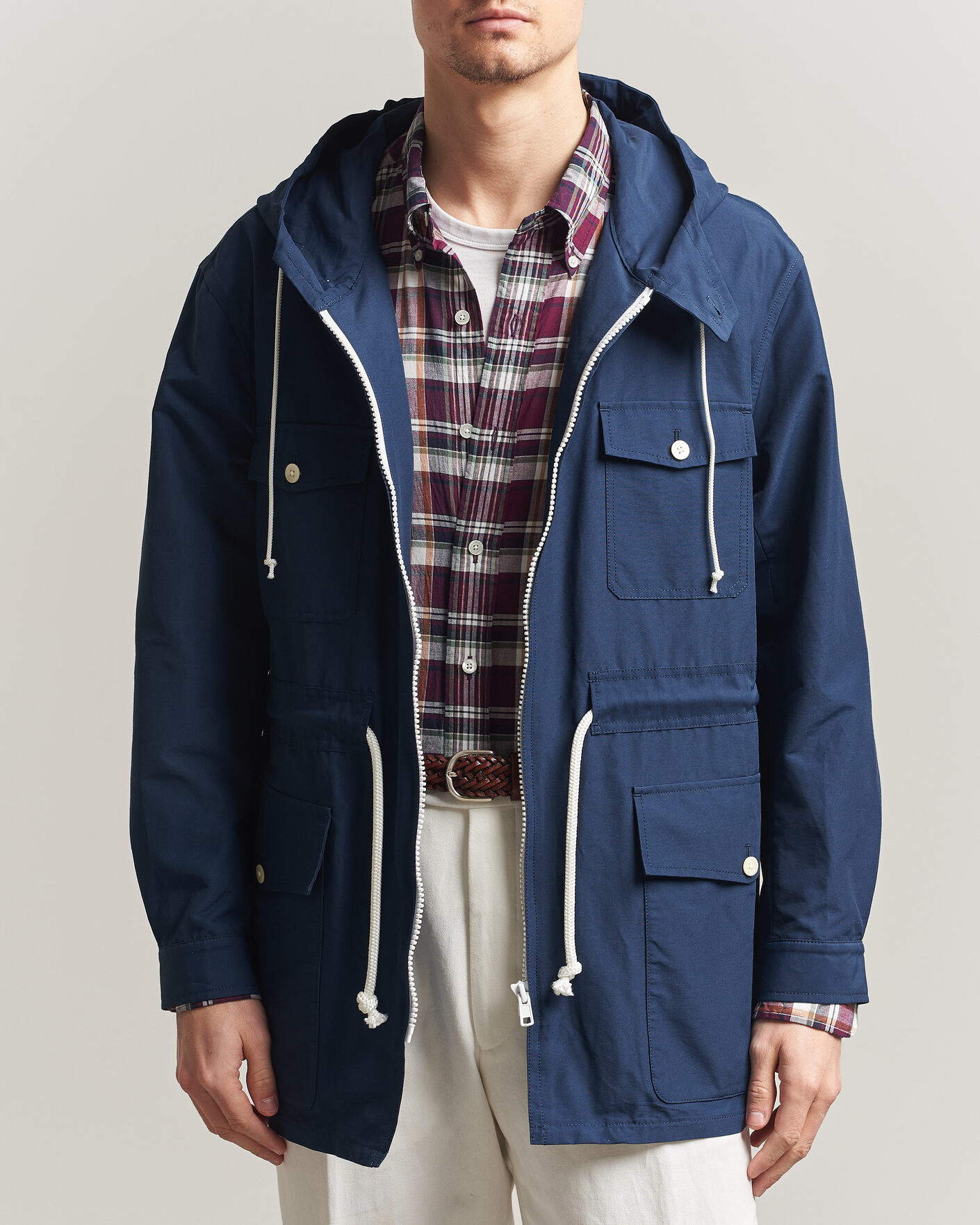 Hombres | Abrigos y chaquetas | Kamakura Shirts | Marine Parka Navy