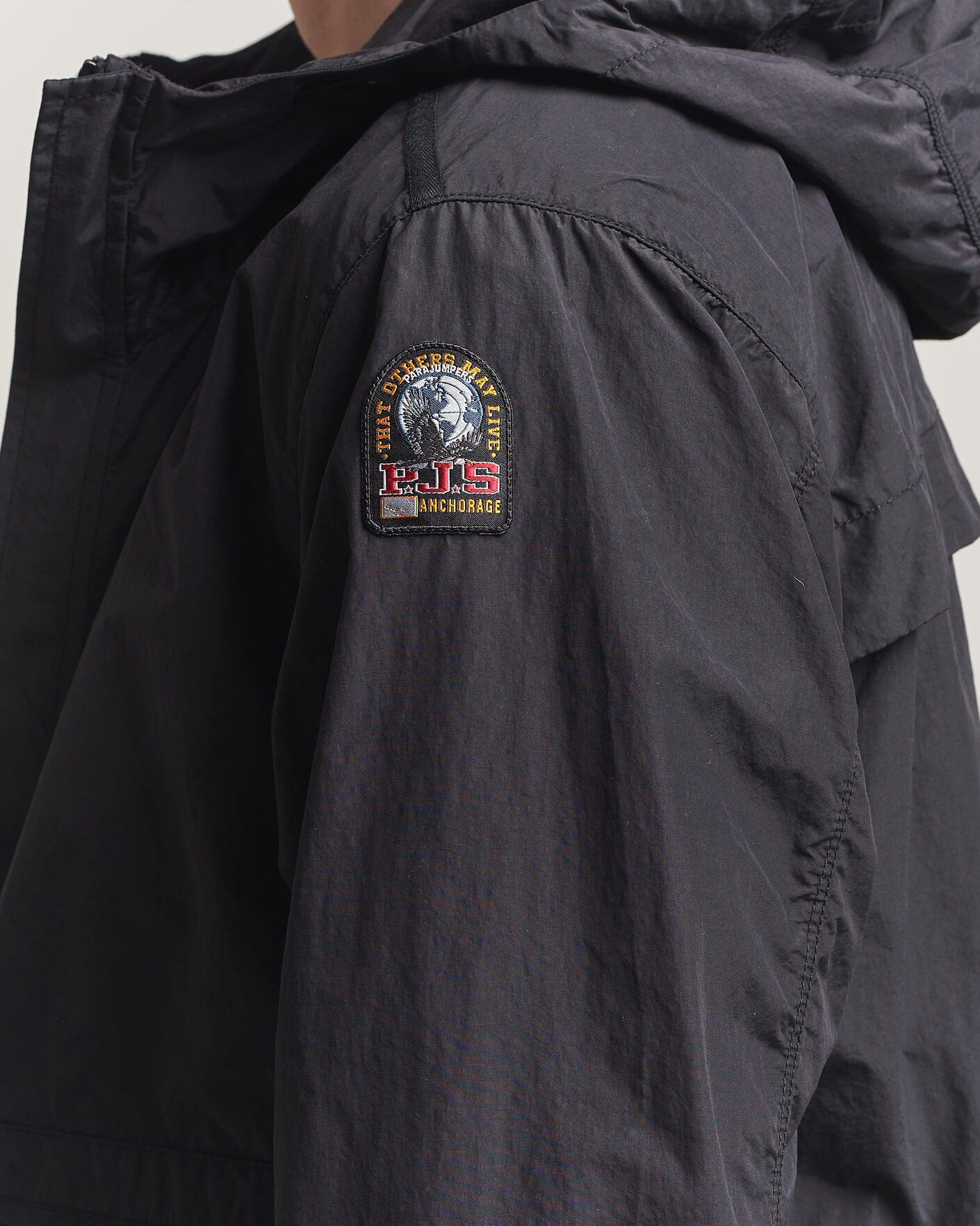 Hombres | Abrigos y chaquetas | Parajumpers | Rube Smash Peached Nylon Hooded Jacket Black