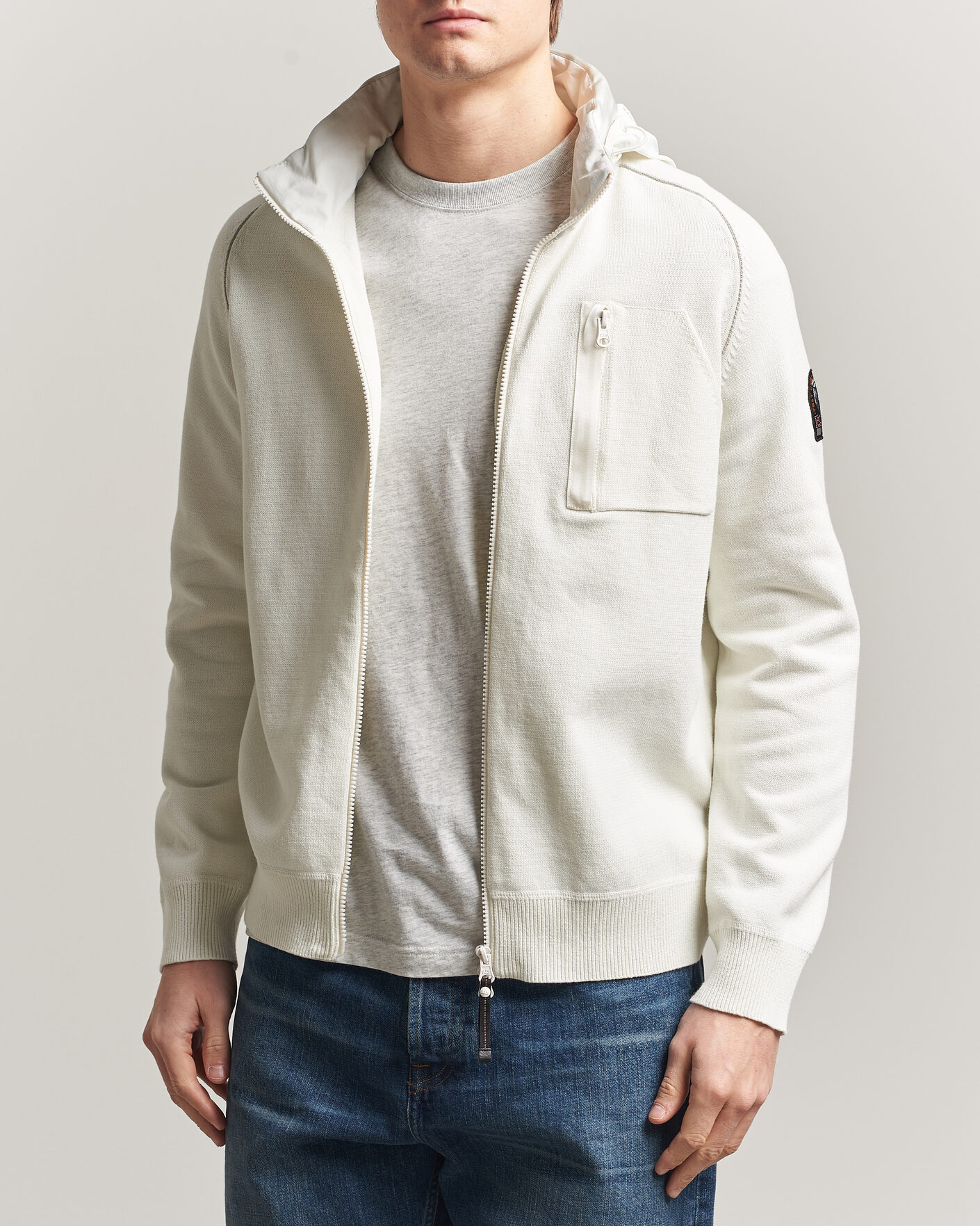 Hombres | Abrigos y chaquetas | Parajumpers | Bargany Rescue Knitted Hybrid Jacket Star White