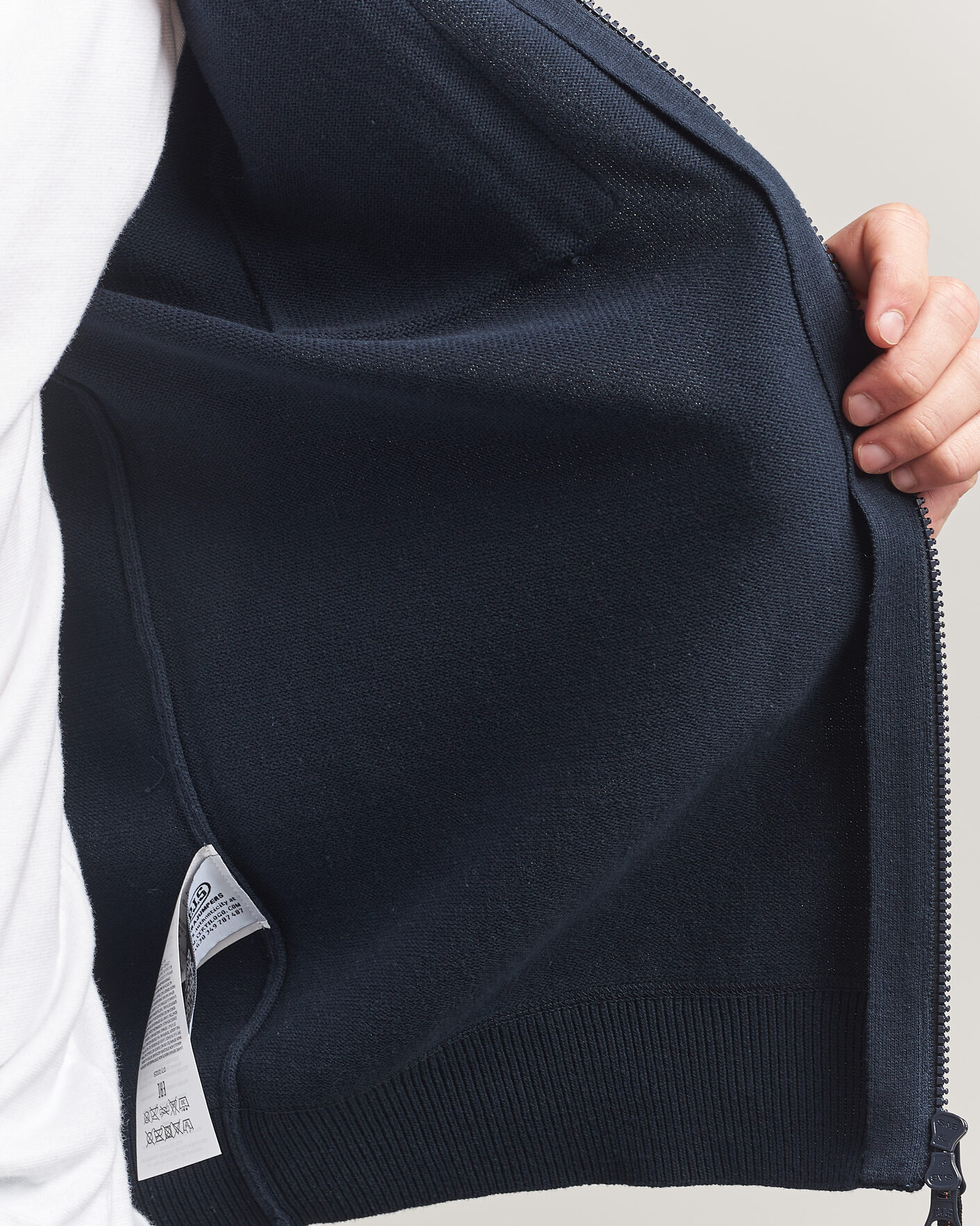 Hombres | Abrigos y chaquetas | Parajumpers | Bargany Rescue Knitted Hybrid Jacket Ink Blue