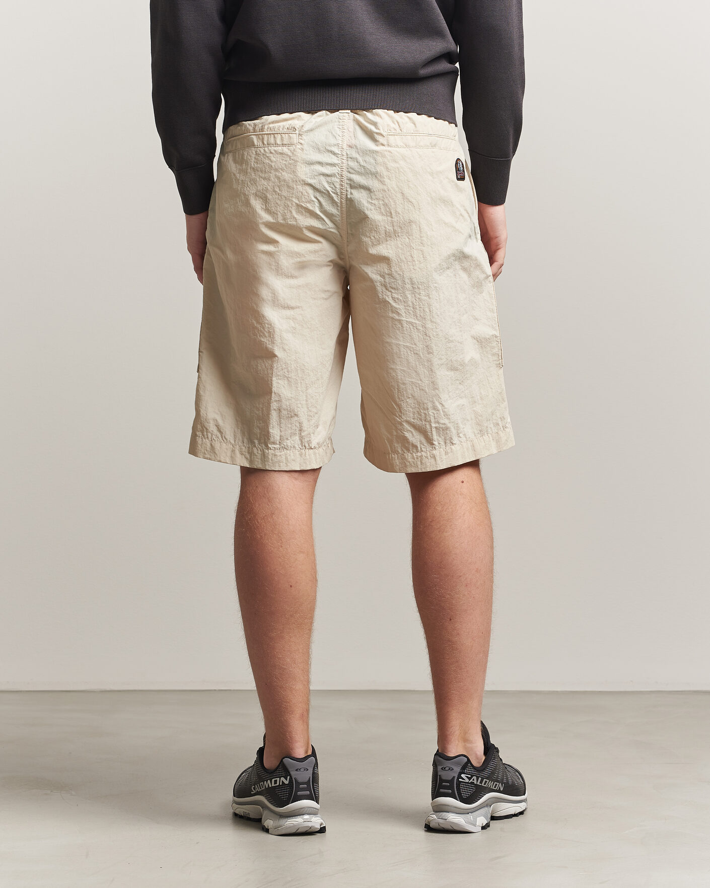 Hombres | Pantalones cortos | Parajumpers | Lex Smash Peached Nylon Shorts Bone