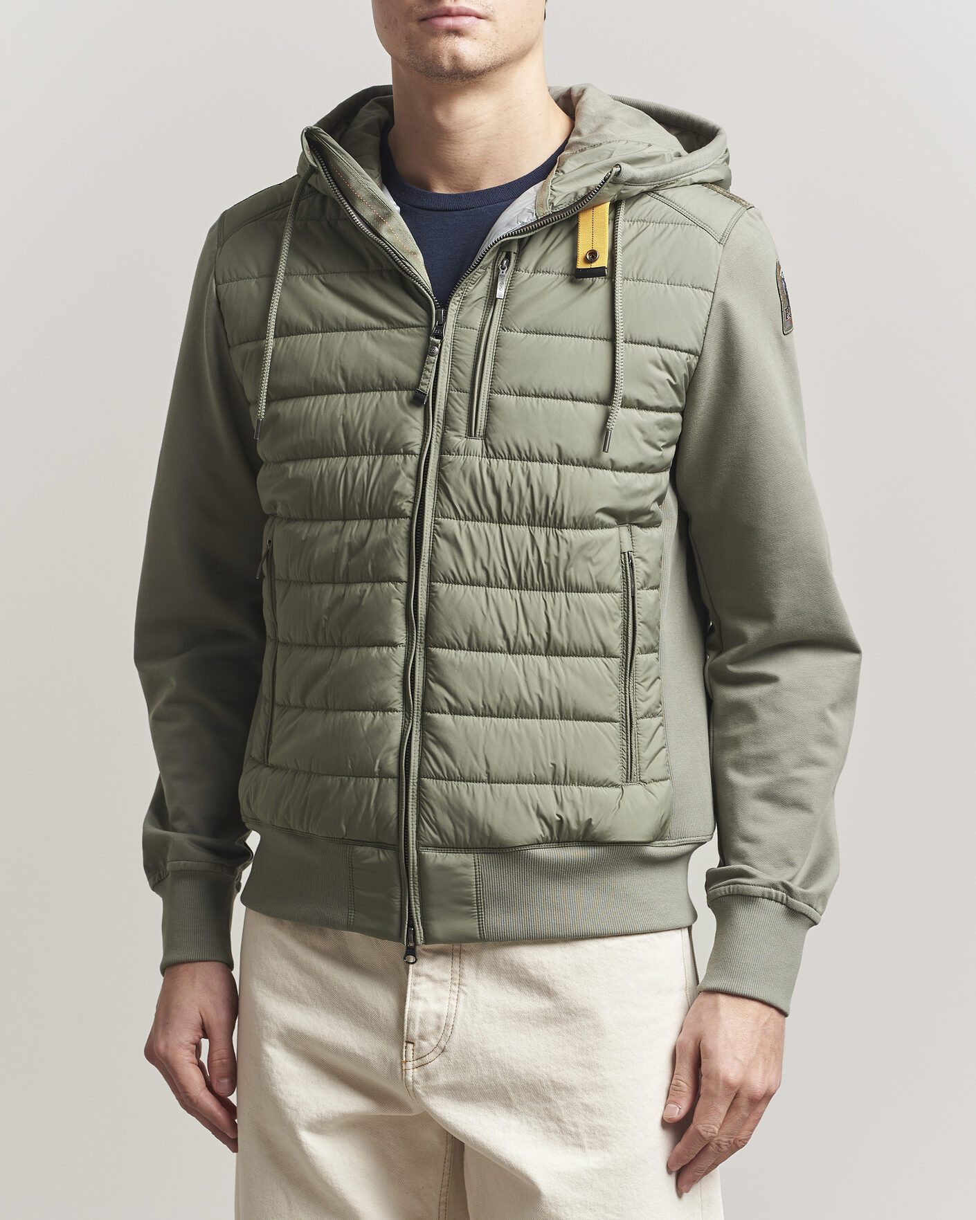 Hombres | Abrigos y chaquetas | Parajumpers | Ivor Hybrid Hooded Jacket Ashen Sage