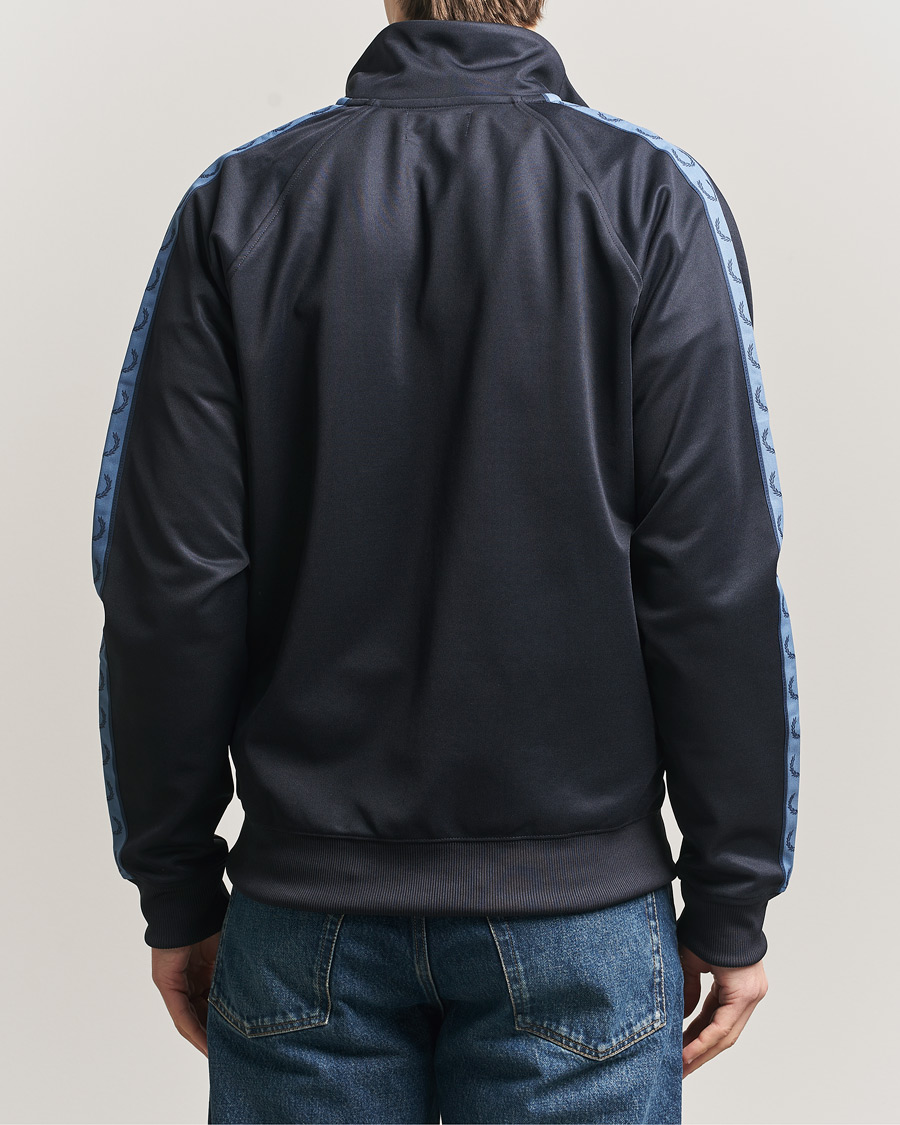 Hombres | Jerséis y prendas de punto | Fred Perry | Taped Track Jacket Navy