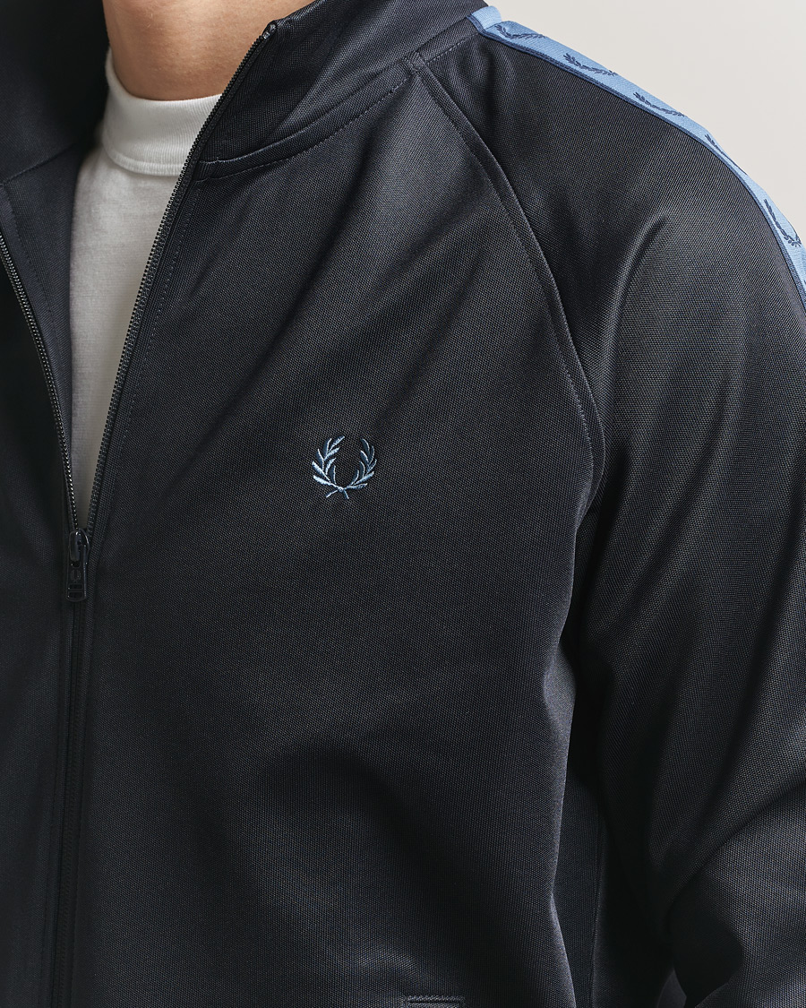 Hombres | Jerséis y prendas de punto | Fred Perry | Taped Track Jacket Navy
