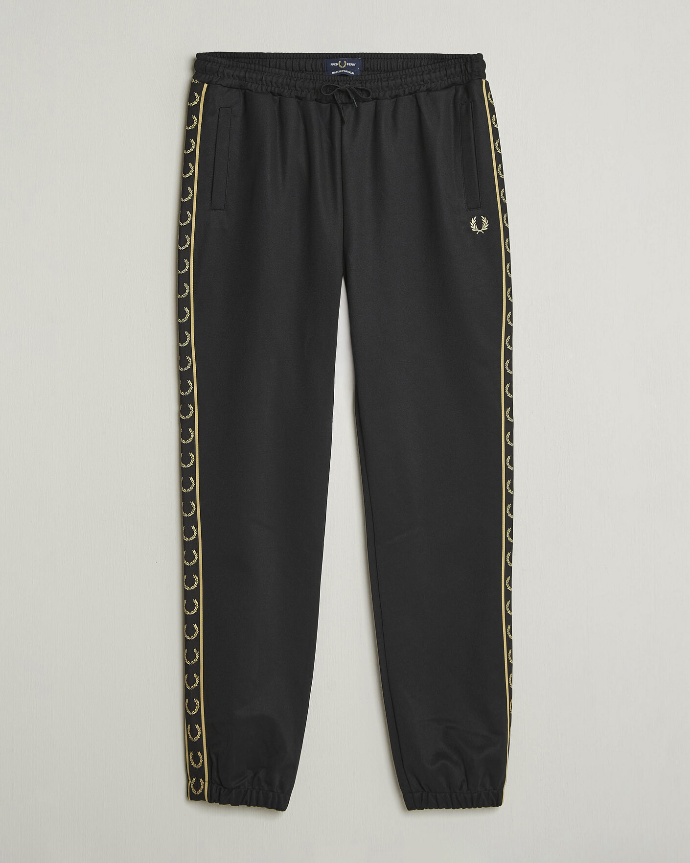 Hombres | Pantalones | Fred Perry | Taped Track Pants Black