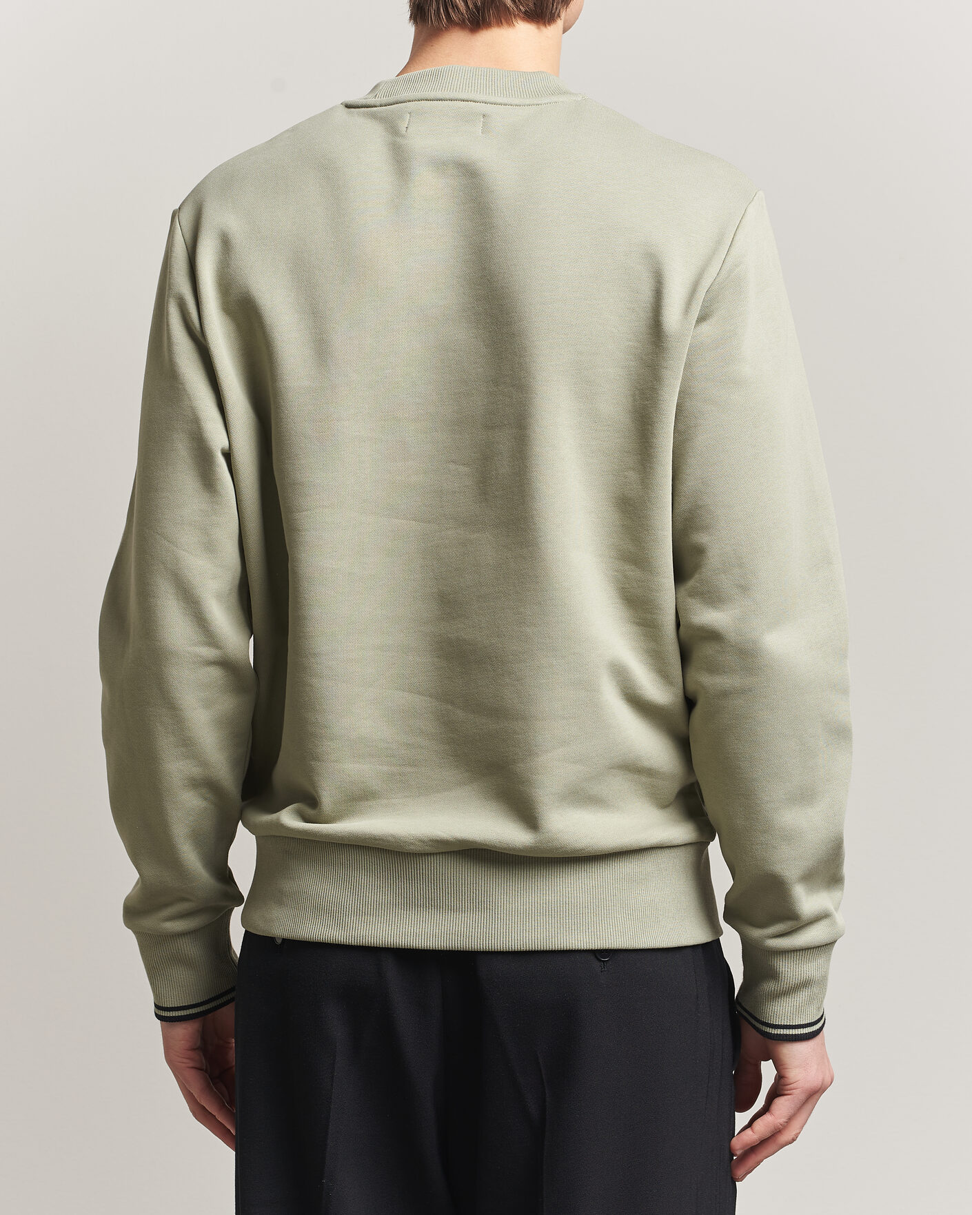 Hombres | Jerséis y prendas de punto | Fred Perry | Crew Neck Sweatshirt Seagrass Green