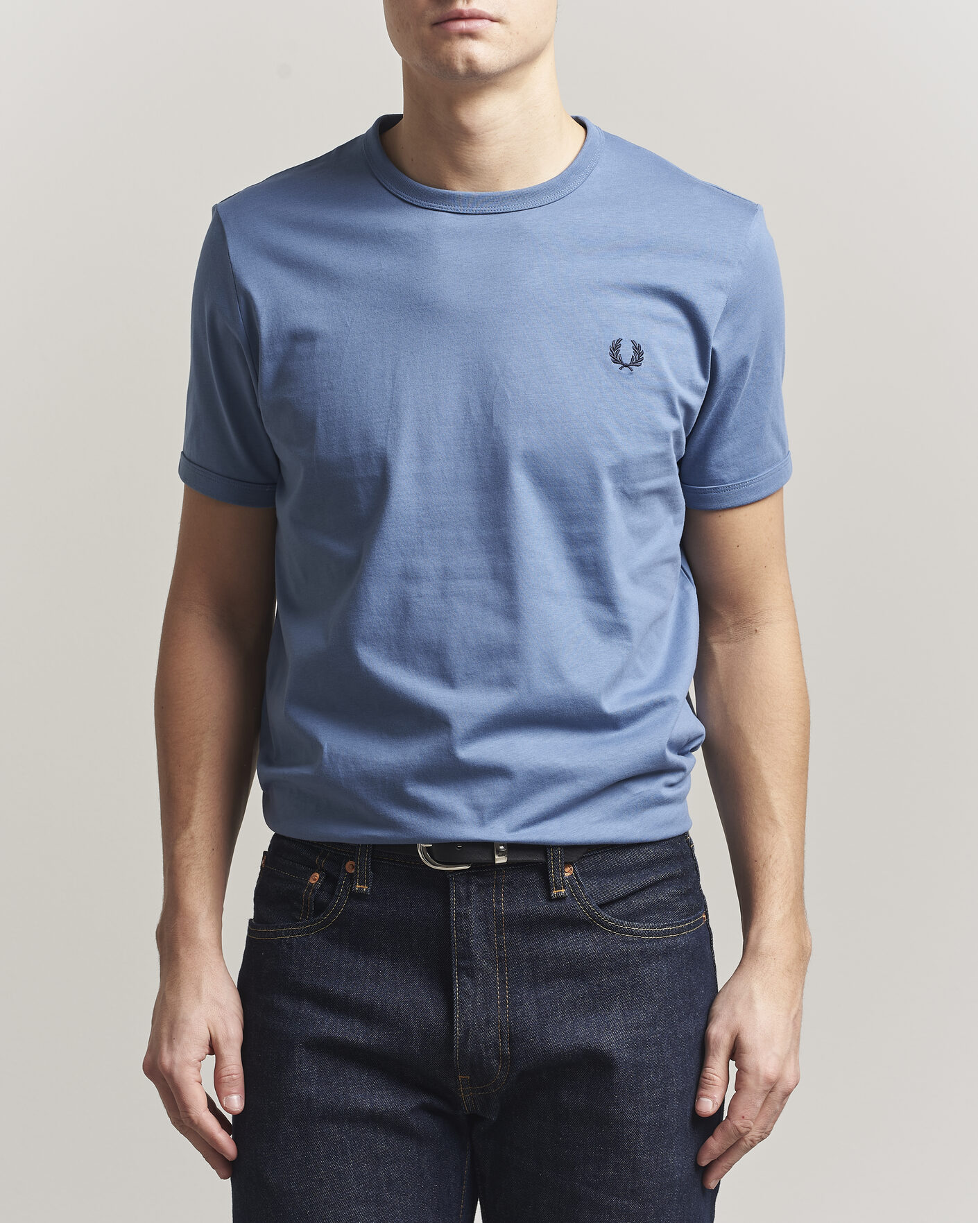 Hombres | Camisetas | Fred Perry | Ringer T-Shirt Ace Blue