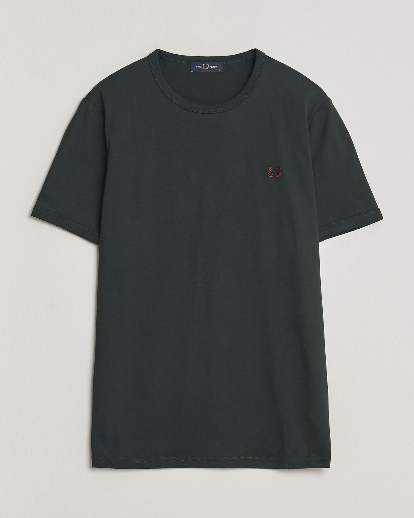 Hombres | Camisetas | Fred Perry | Ringer T-Shirt Grassroots Green