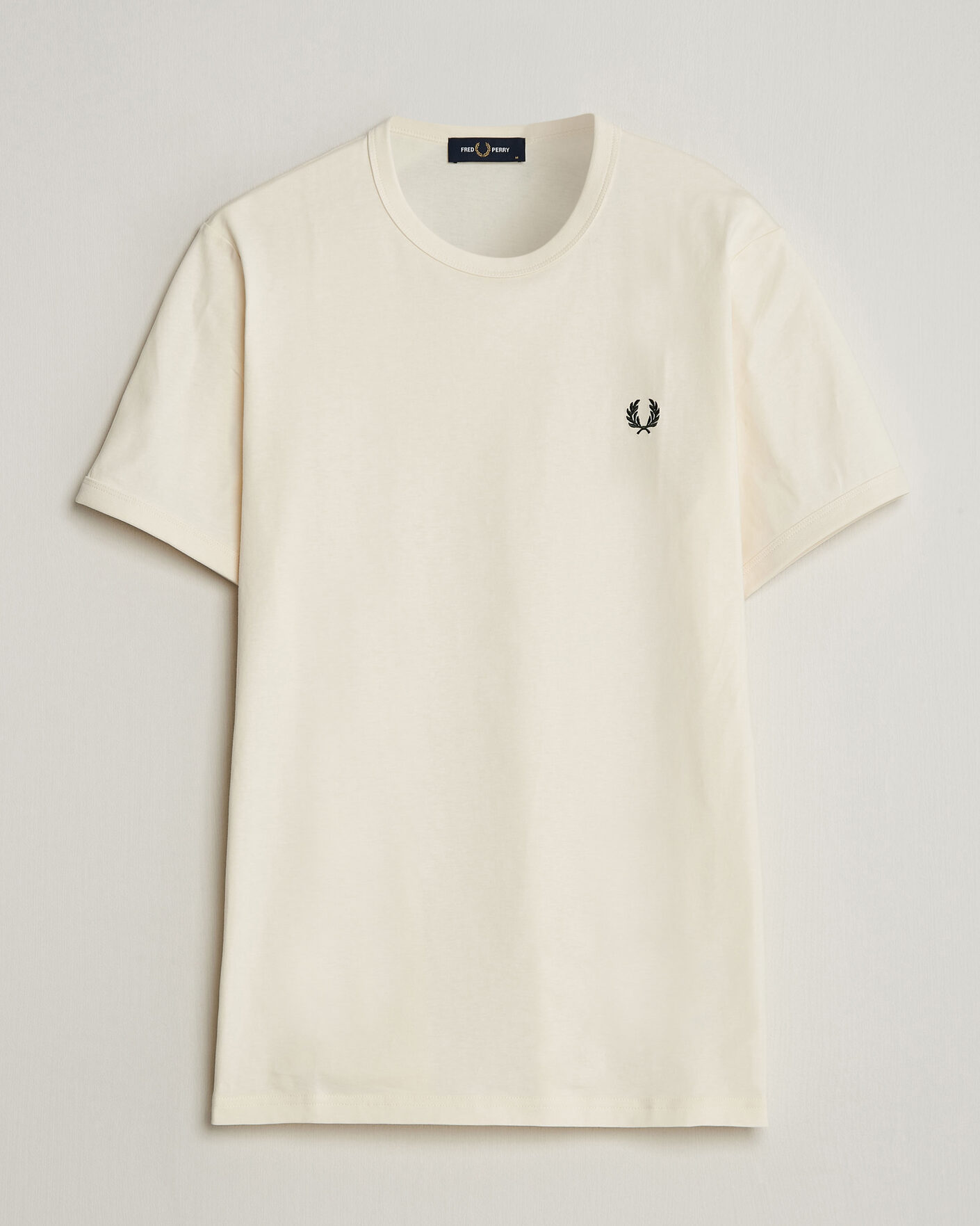 Hombres | Camisetas | Fred Perry | Ringer T-Shirt Ecru