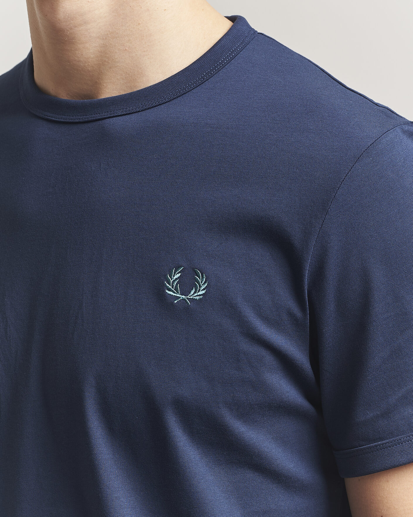 Hombres | Camisetas | Fred Perry | Ringer T-Shirt Tennis Blue