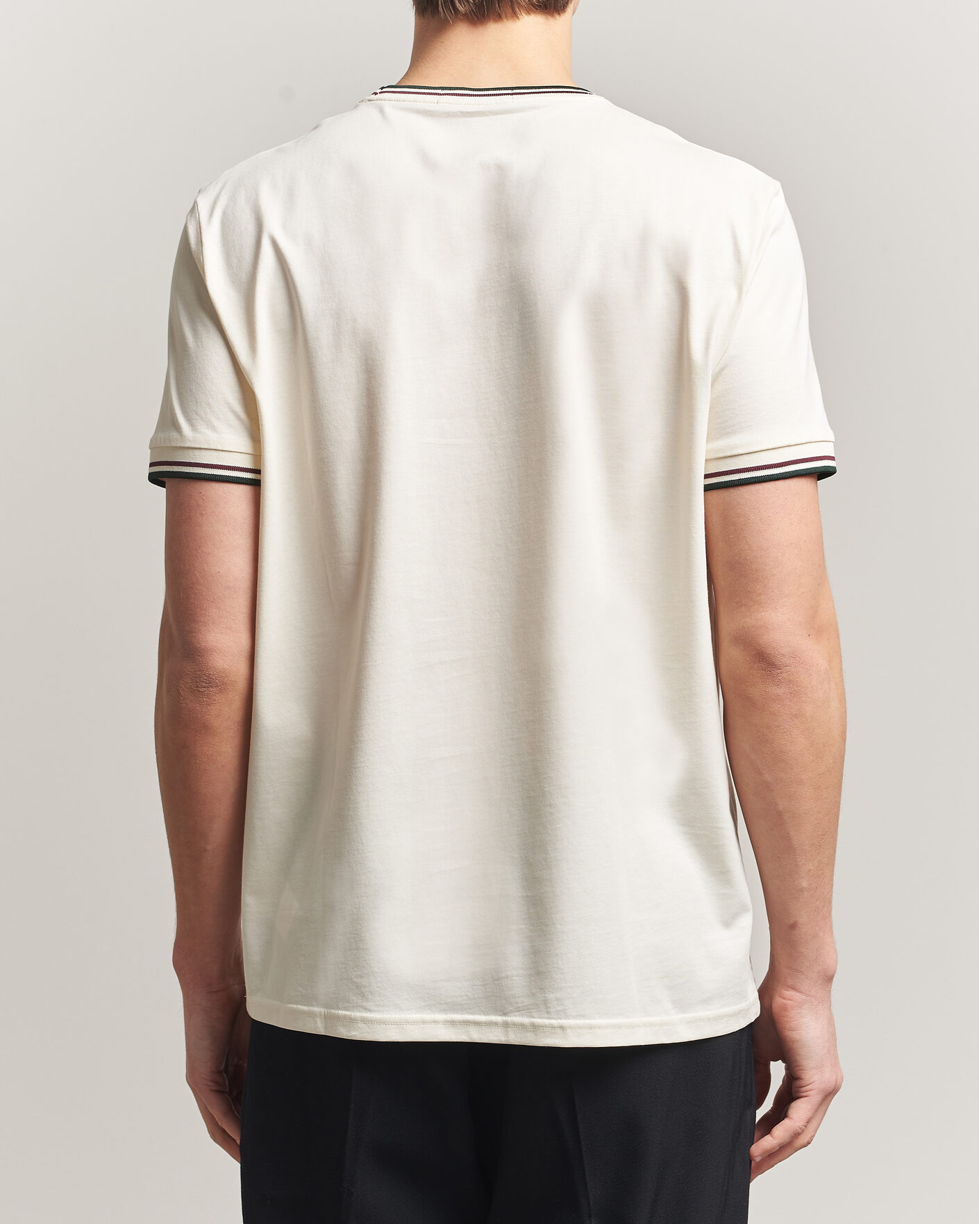 Hombres | Camisetas | Fred Perry | Twin Tipped T-Shirt Ecru