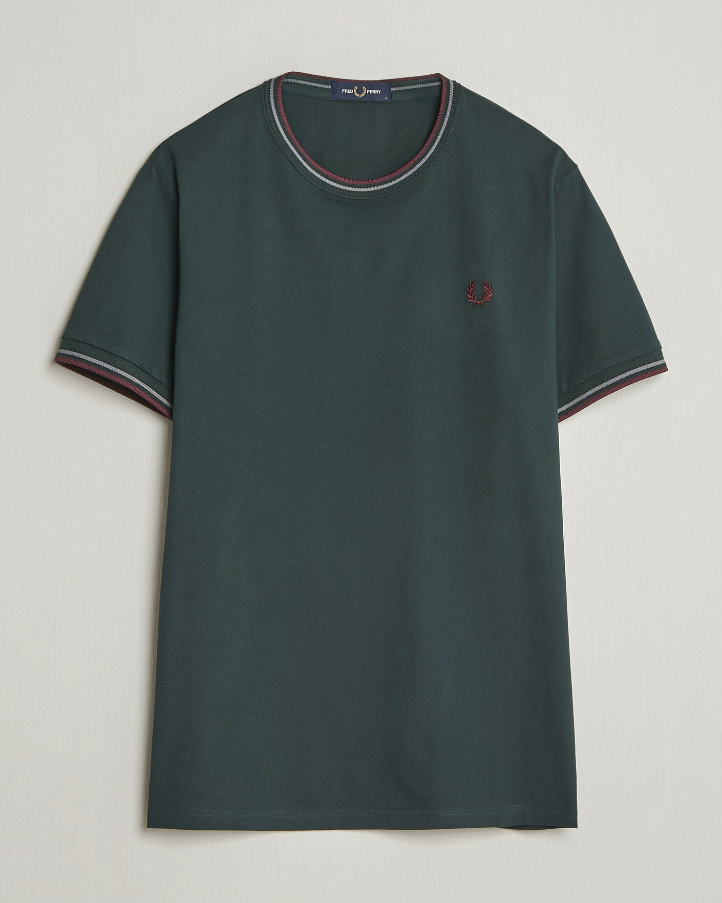 Hombres | Camisetas | Fred Perry | Twin Tipped T-Shirt Grassroots Green