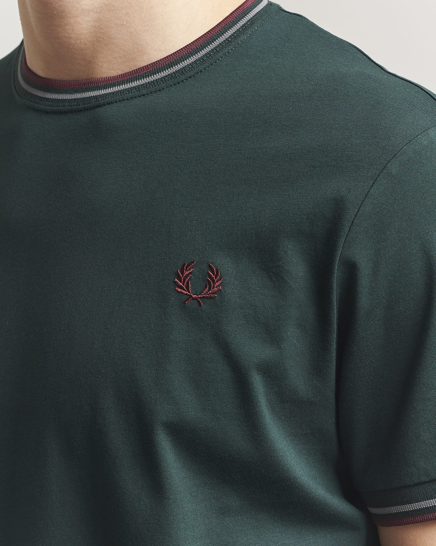 Hombres | Camisetas | Fred Perry | Twin Tipped T-Shirt Grassroots Green