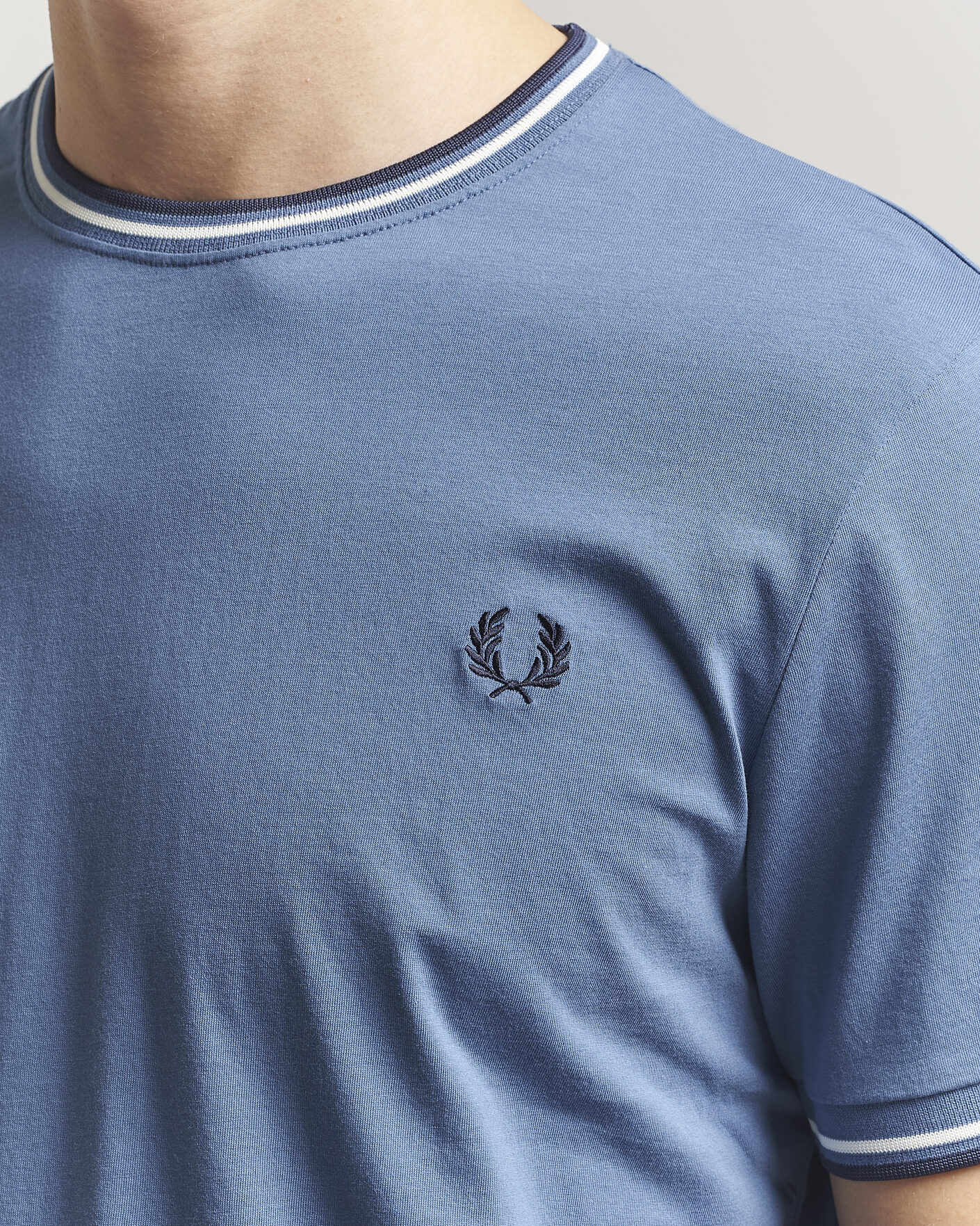 Hombres | Camisetas | Fred Perry | Twin Tipped T-Shirt Ace Blue