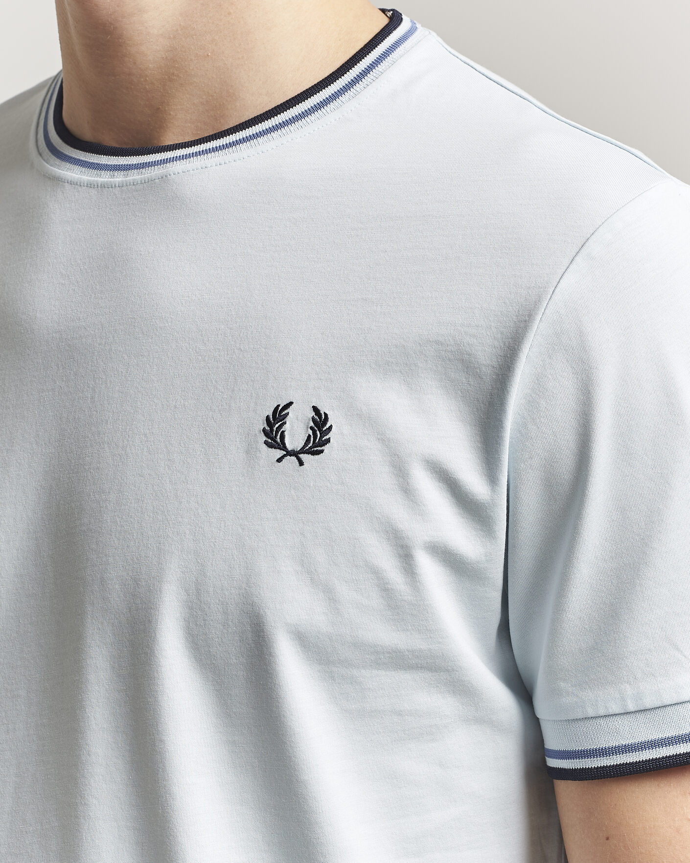 Hombres | Camisetas | Fred Perry | Twin Tipped T-Shirt Light Ice