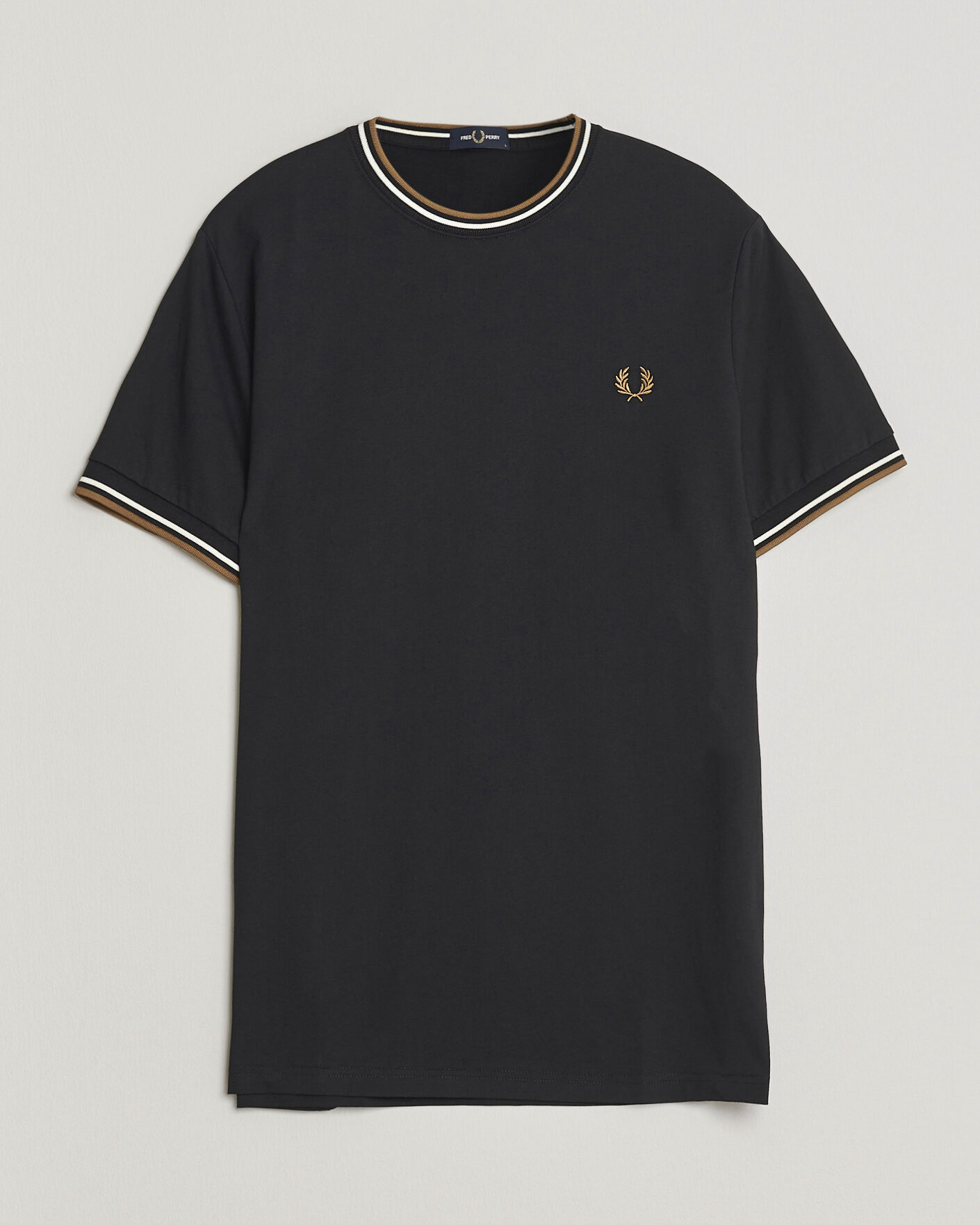 Hombres | Camisetas | Fred Perry | Twin Tipped T-Shirt Black